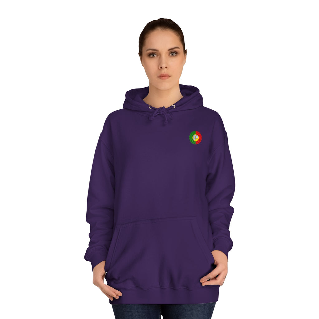 Hip-Hop Portuguese Rooster Hoodie - Urban Style Sweatshirt, Trendy College Apparel, Unisex Outerwear, Chicken Lover Gift, Cool Rooster