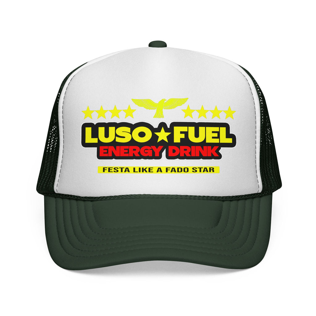 Luso Fuel Energy Party Trucker Cap, Unisex Hat, Festival Headwear, Outdoor Gear, Sports Accessories, Gift for Party Lovers