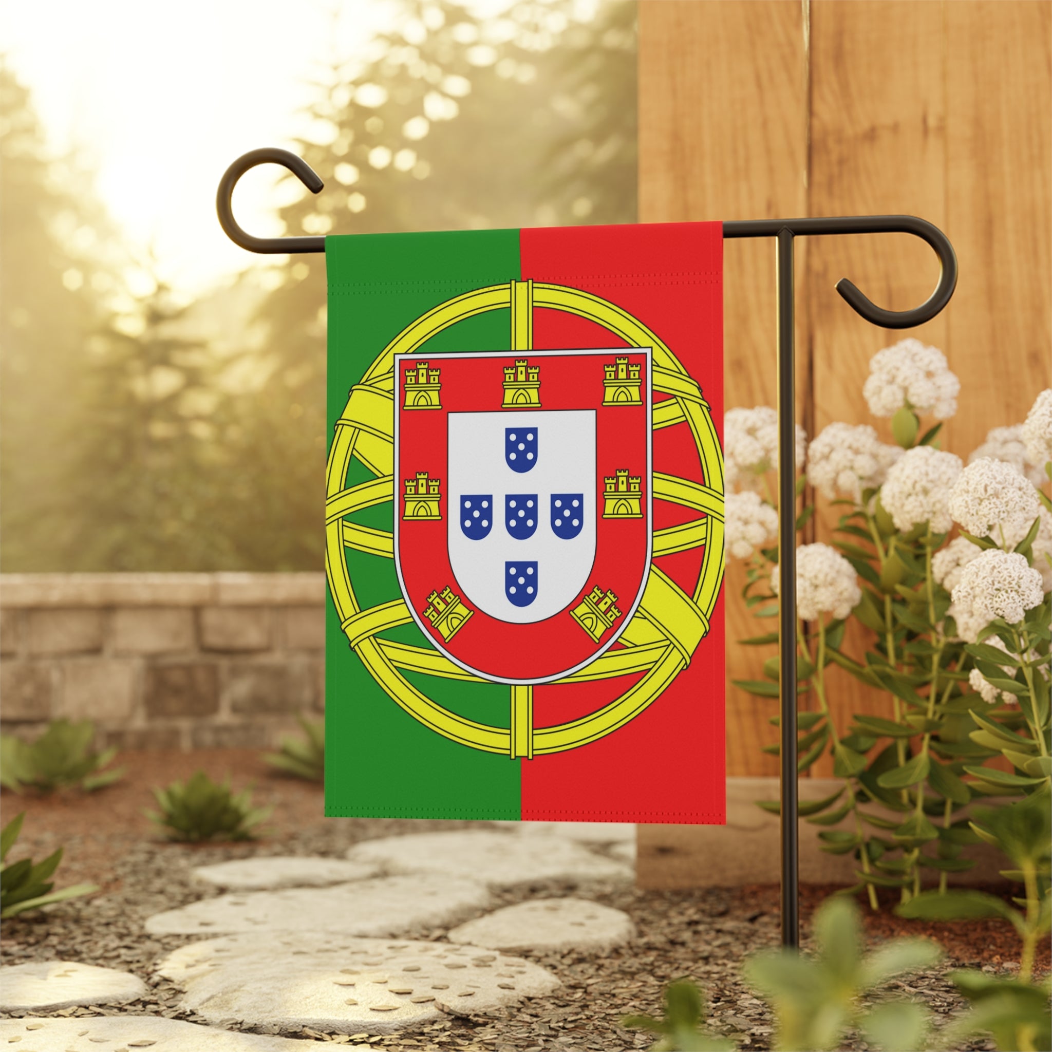 Portugal Garden Banner | Outdoor Decor for Home, Rustic Flag, Vibrant Garden Display, Perfect for Celebrations, Home & Garden Gifts