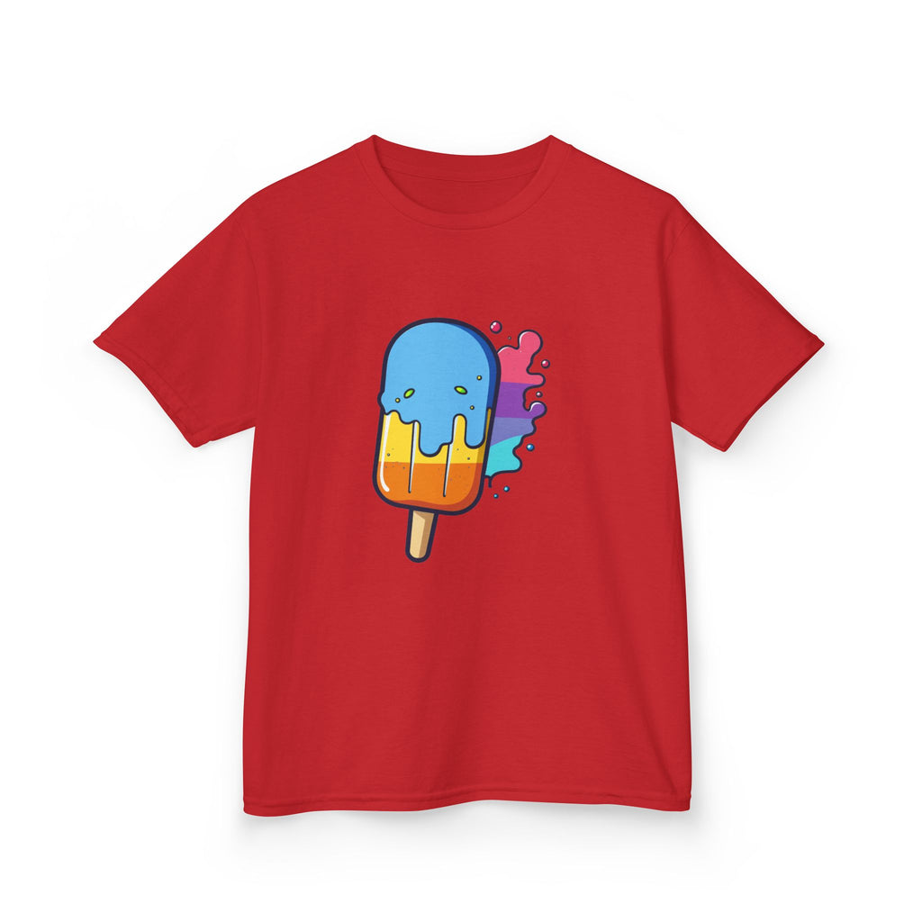 Colorful Ice Cream Tee for Kids, Fun Summer Gift, Ice Cream Party Shirt, Kids Cotton T-shirt, Playful Summer Outfit, Birthday Gift