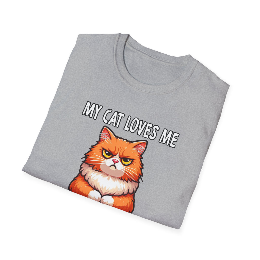 My Cat Loves Me T-Shirt, Cute Cat Lover Gift, Pet Owner Tee, Funny Animal Shirt, Comfortable Unisex Casual Wear