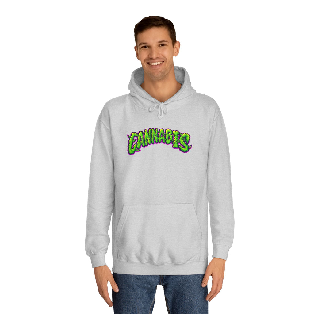Cannabis College Hoodie, Unisex Hoodie for Students, Herbal Vibe Pullover, Perfect for 420 Celebration, Gift for Cannabis Lovers