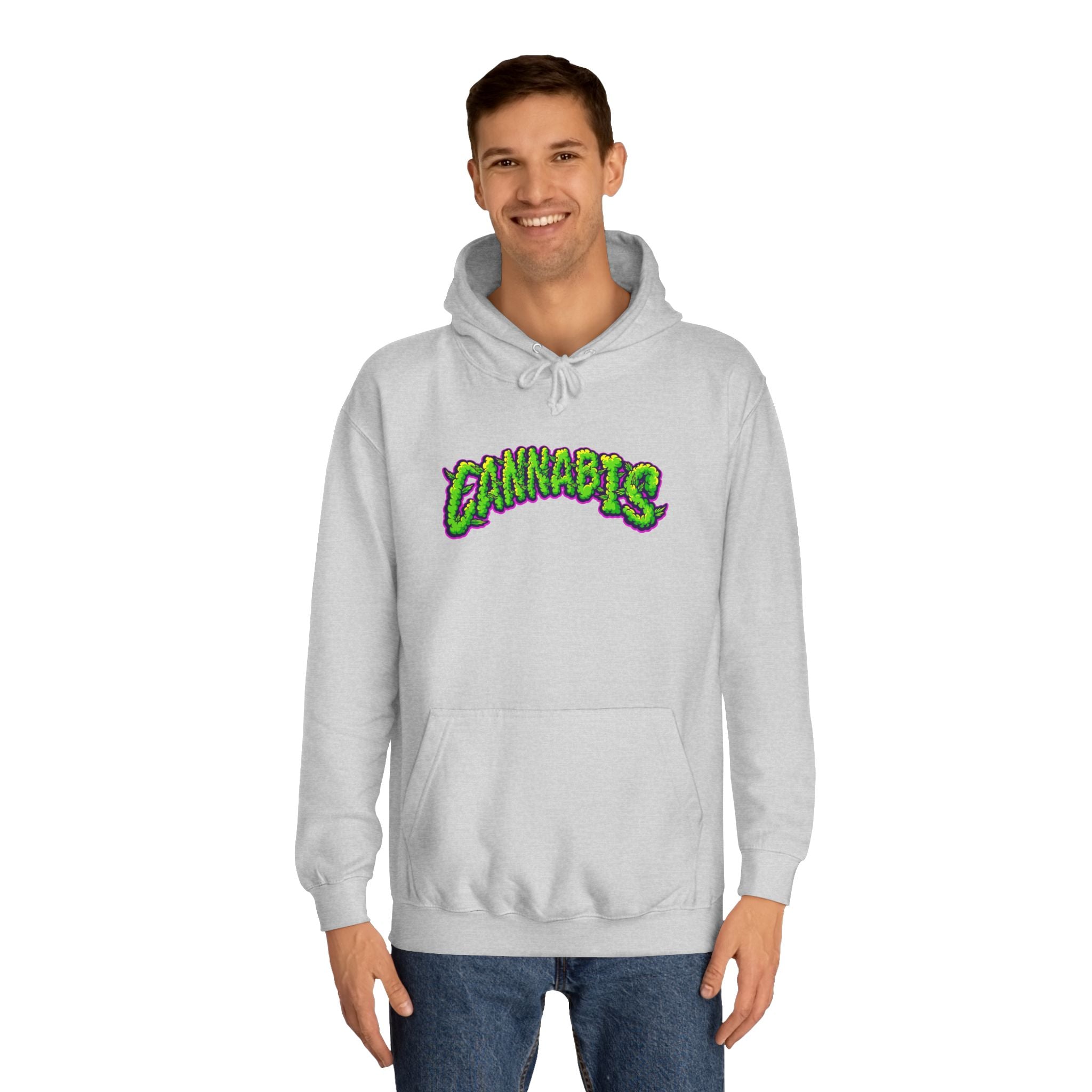 Cannabis College Hoodie, Unisex Hoodie for Students, Herbal Vibe Pullover, Perfect for 420 Celebration, Gift for Cannabis Lovers