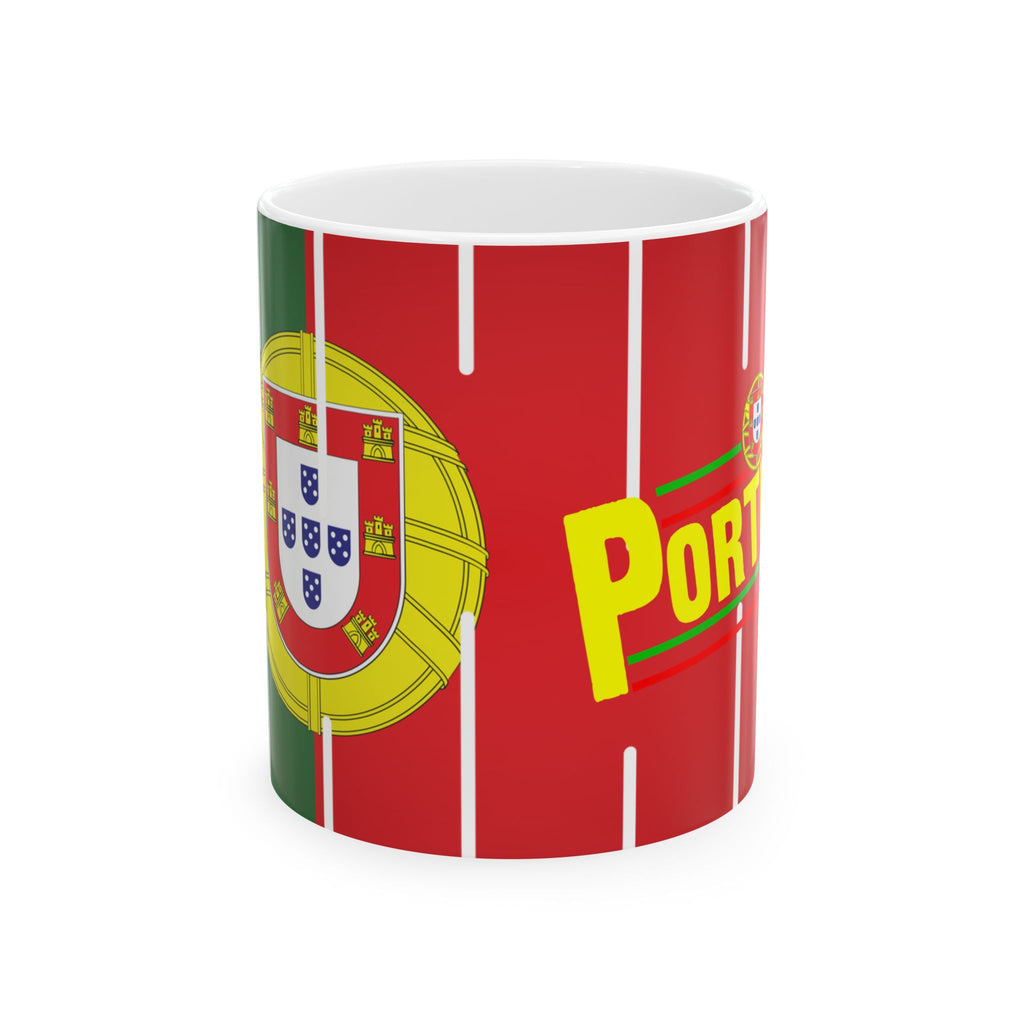 Portugal Flag Ceramic Mug - 11oz