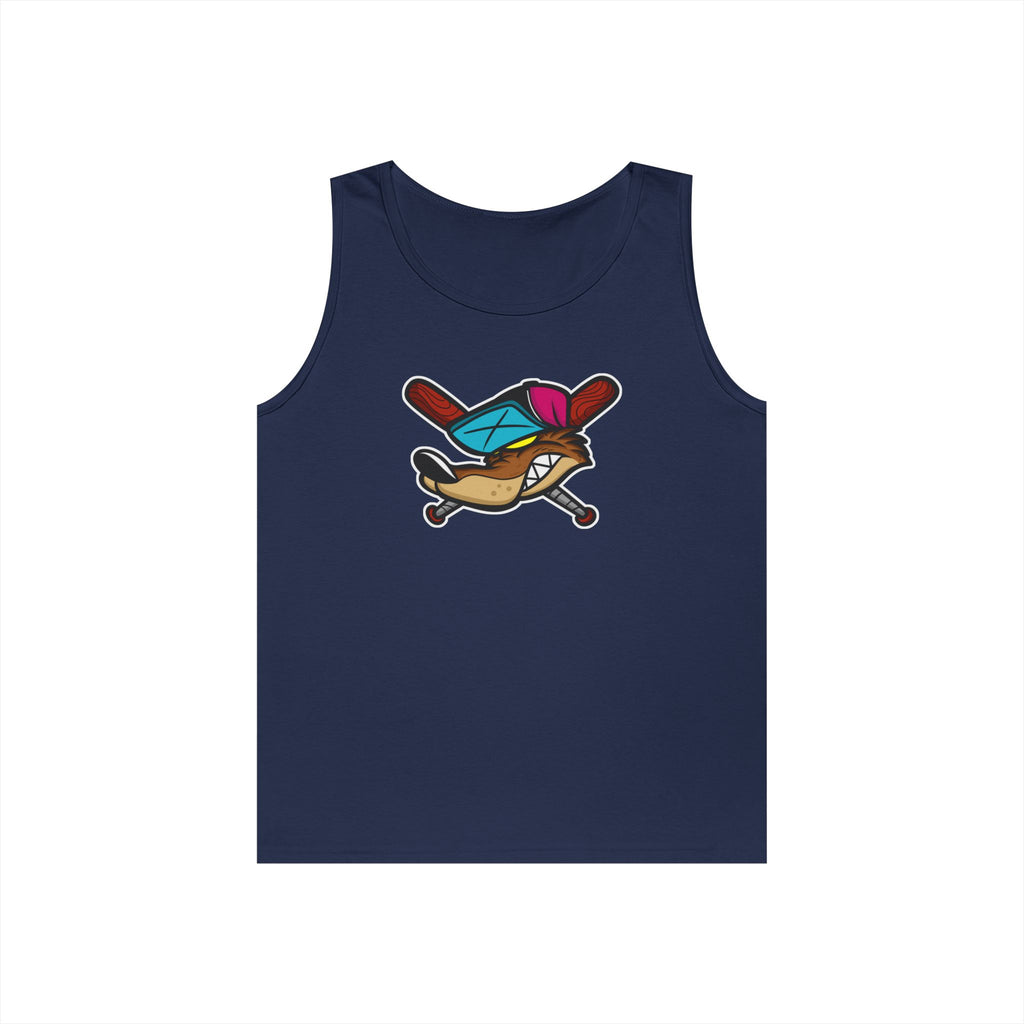 Playful Cartoon Graphic Tank Top, Fun Summer Apparel for Sport Lovers, Gift for Gamers, Casual Wear, Ideal for Birthdays, Beach Days