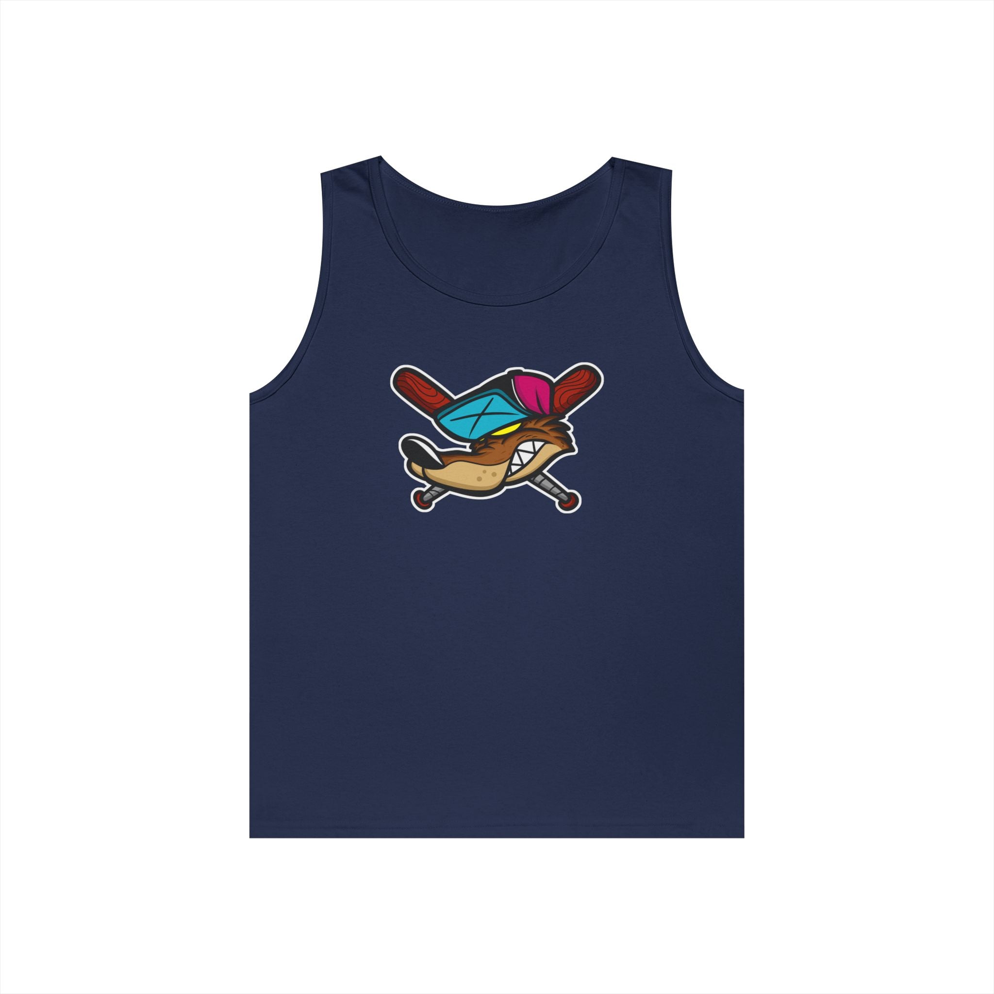 Playful Cartoon Graphic Tank Top, Fun Summer Apparel for Sport Lovers, Gift for Gamers, Casual Wear, Ideal for Birthdays, Beach Days