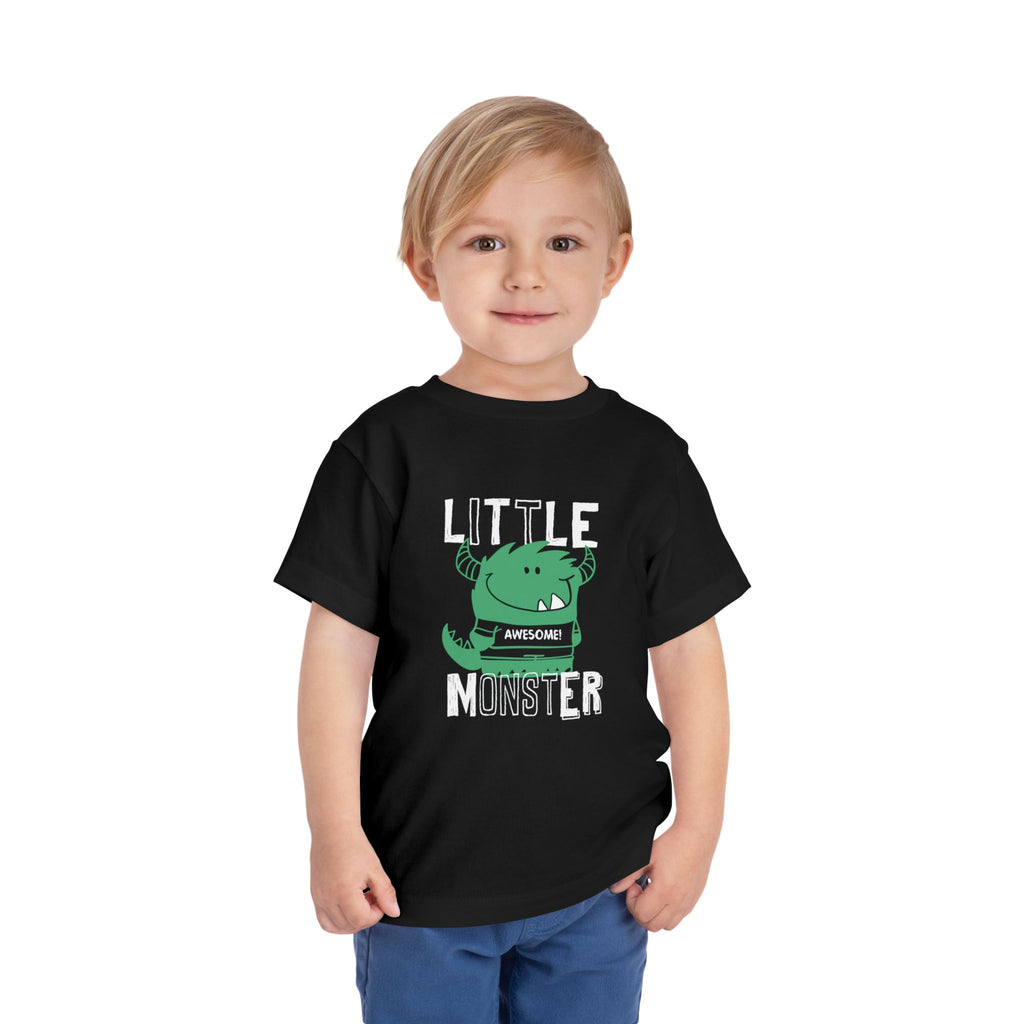 Little Monster Toddler Tee Fun & Playful T-Shirt for Kids, Birthday Gift, Halloween Costume, Everyday Wear, Unique Baby Shower Gift