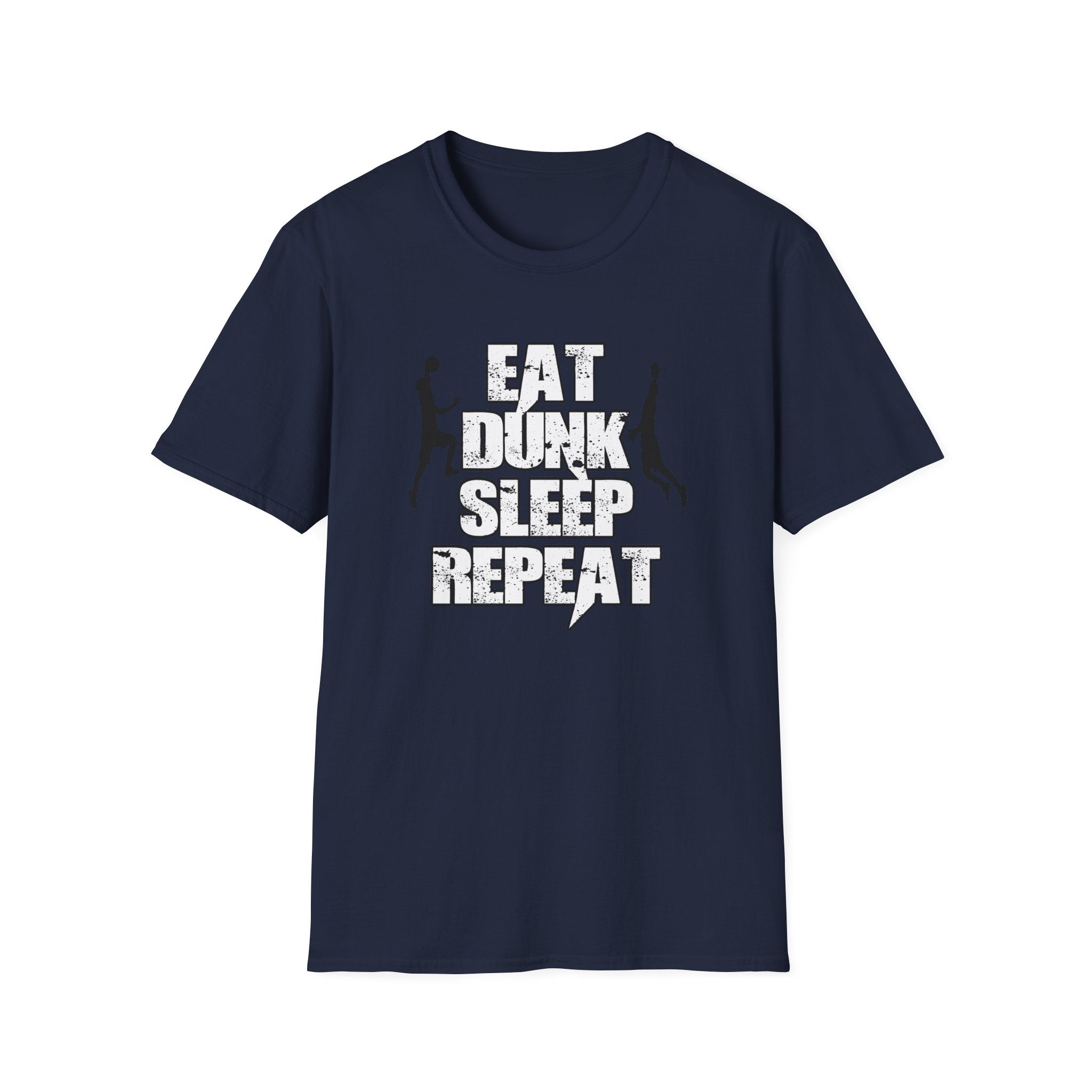 Sporty Unisex T-Shirt - "Eat Dunk Sleep Repeat" - Perfect for Basketball Lovers, Workout, Gym Wear, Casual Style, Sports Fan