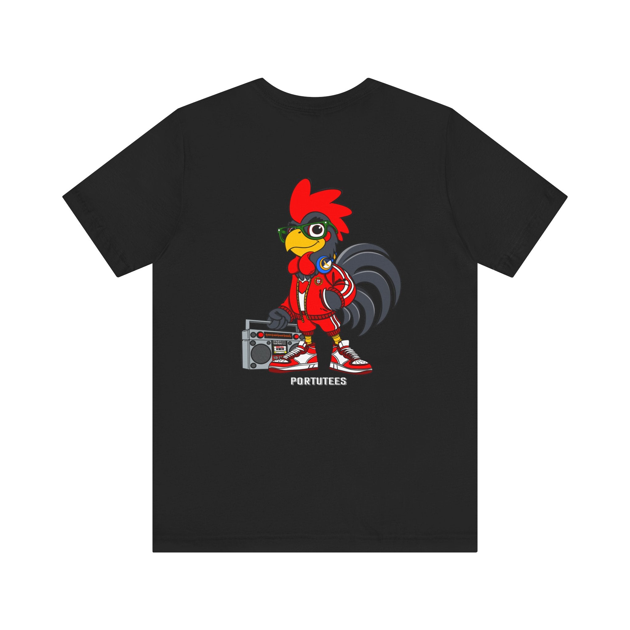 Hip-Hop Rooster Graphic Tee for Casual Style, Streetwear, Gift for Music Lovers, Summer Outfits, Unique Animal Shirt