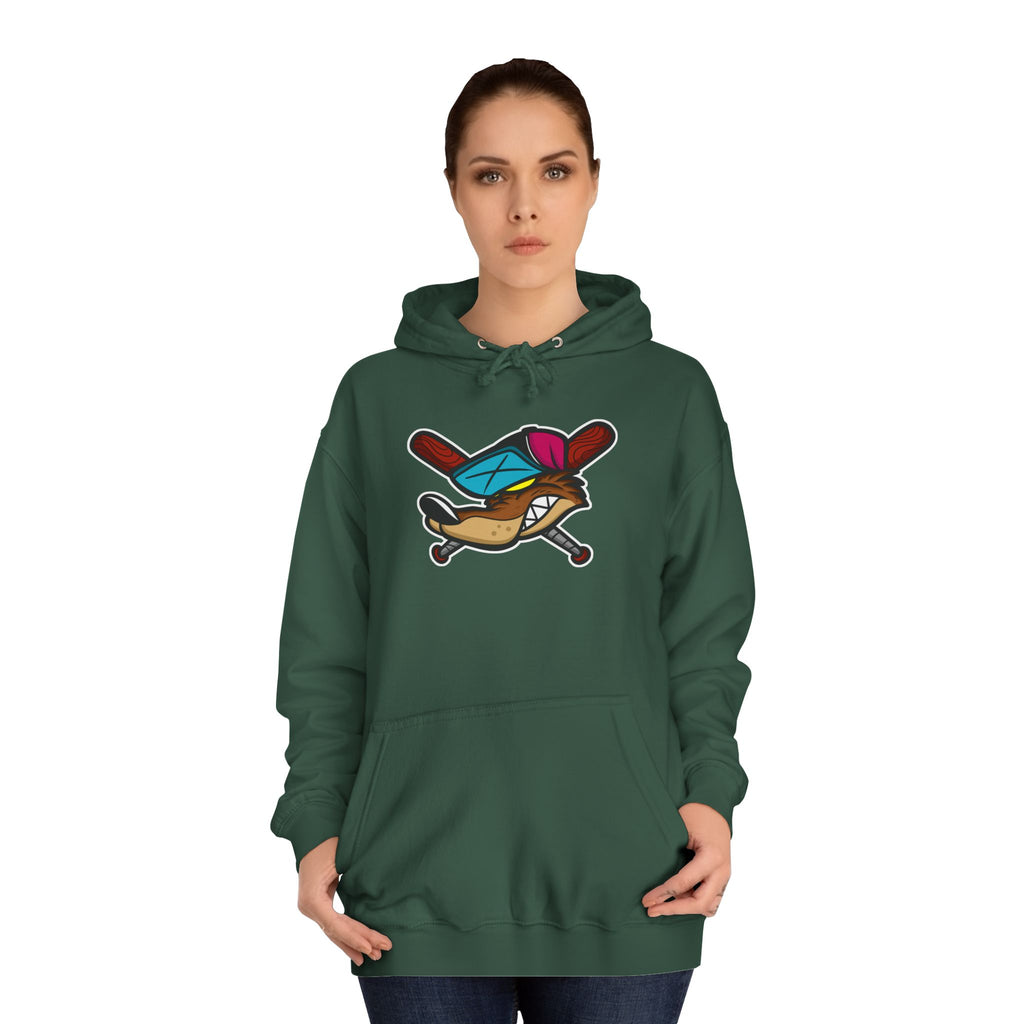 Vintage Cartoon Hoodie, Unisex College Hoodie, Casual Wear, Gift for Students, Cozy Sweatshirt, College Life Apparel