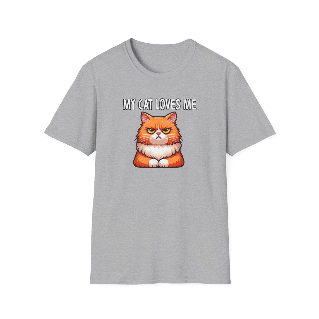 My Cat Loves Me T-Shirt, Cute Cat Lover Gift, Pet Owner Tee, Funny Animal Shirt, Comfortable Unisex Casual Wear