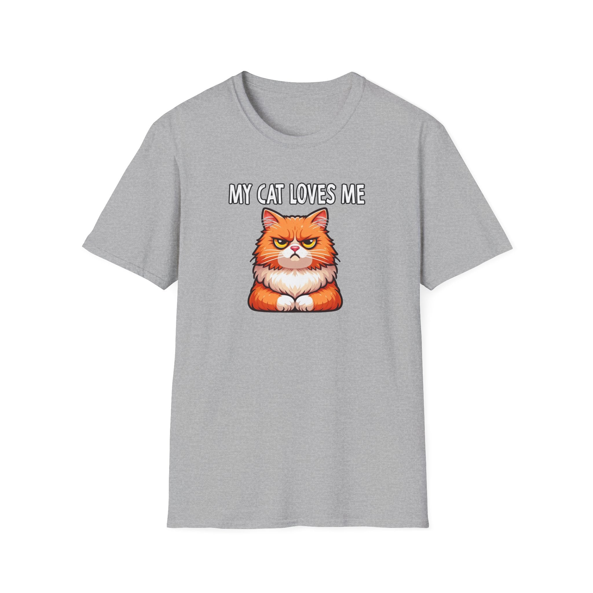 My Cat Loves Me T-Shirt, Cute Cat Lover Gift, Pet Owner Tee, Funny Animal Shirt, Comfortable Unisex Casual Wear