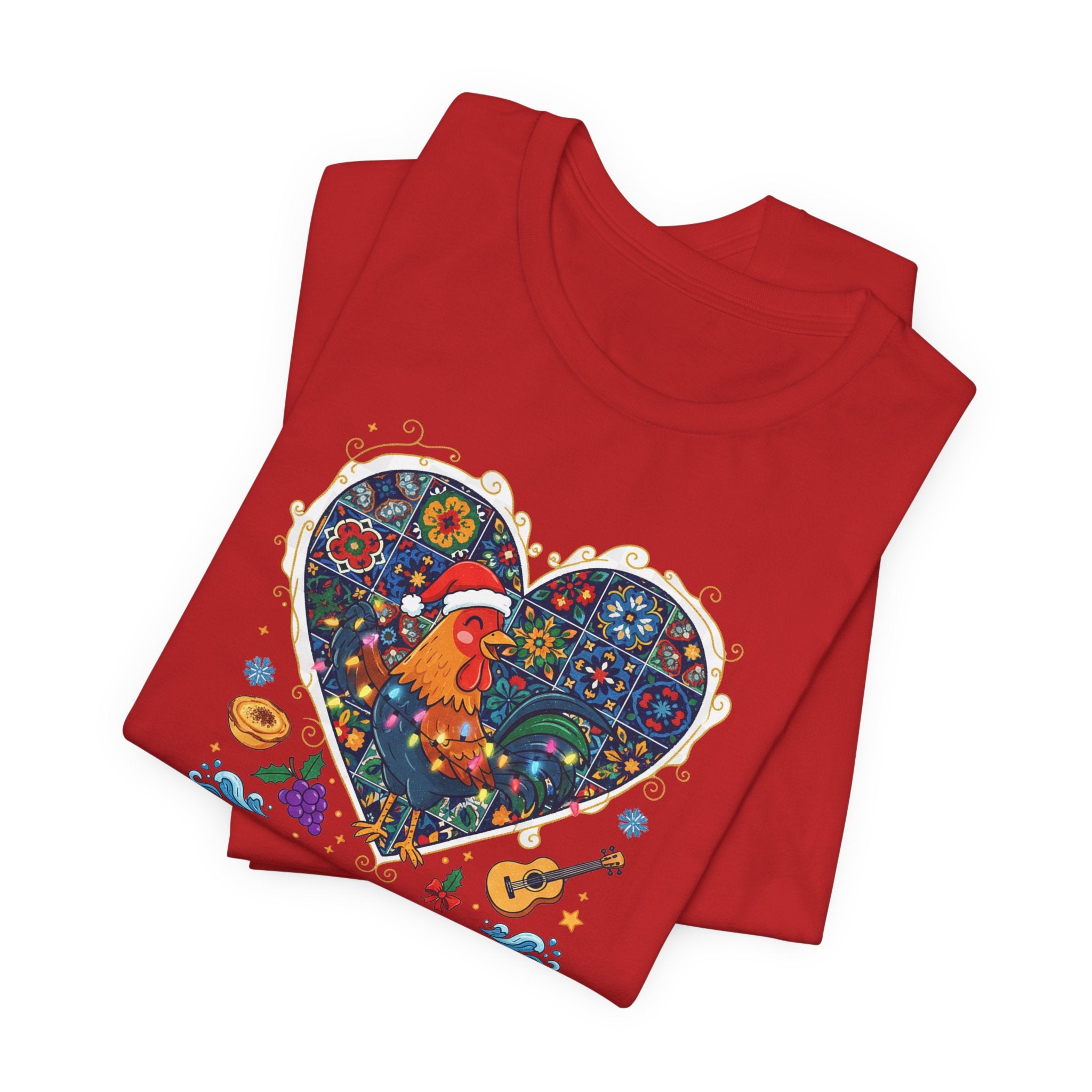 Feliz Natal Portugal Heart Graphic Tee