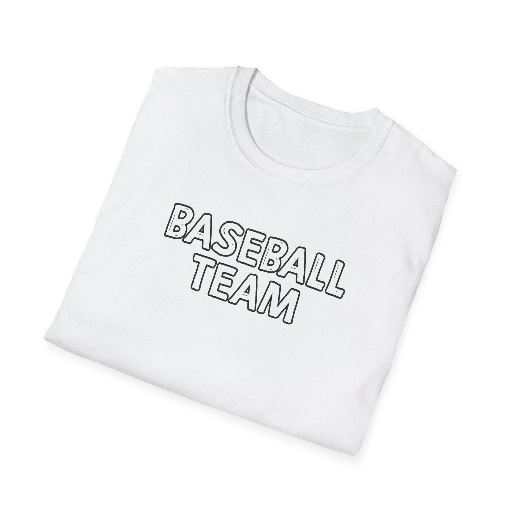 Baseball Team Unisex T-Shirt - Sporty, Casual Wear, Perfect for Team Spirit, Game Days, and Gifts, Summer Fun