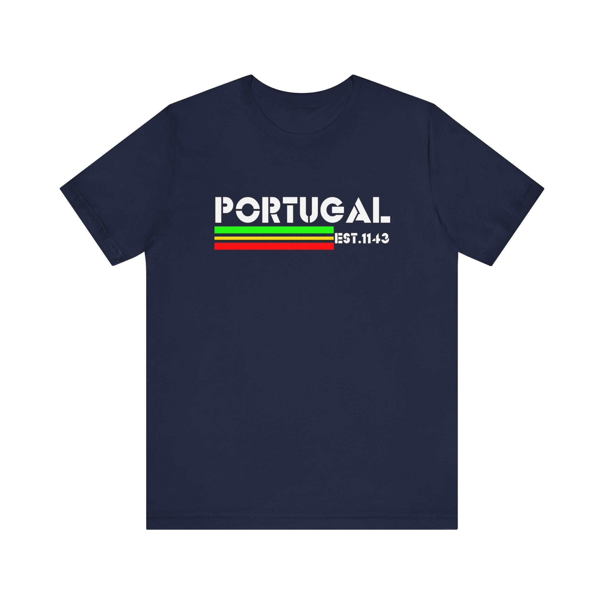 Portugal Graphic Tee, Unisex Jersey Shirt, Casual Wear, Travel Souvenir, Gift for Portugal Lovers, Summer Outfit