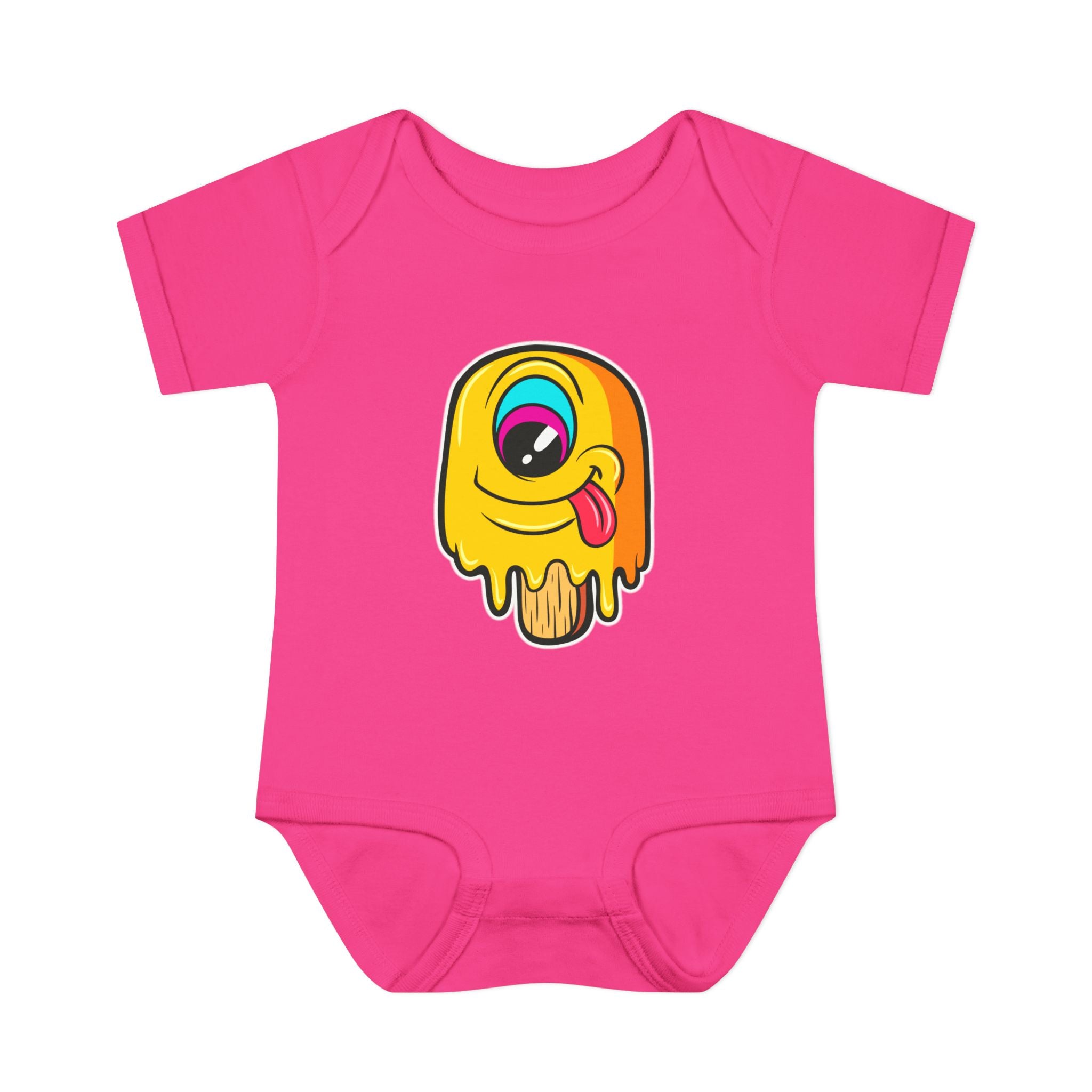 Cute Baby Bodysuit with Colorful Ice Cream Design, Fun Infant Outfit, Newborn Gift, Summer Baby Clothes, Baby Shower Presents, Playful