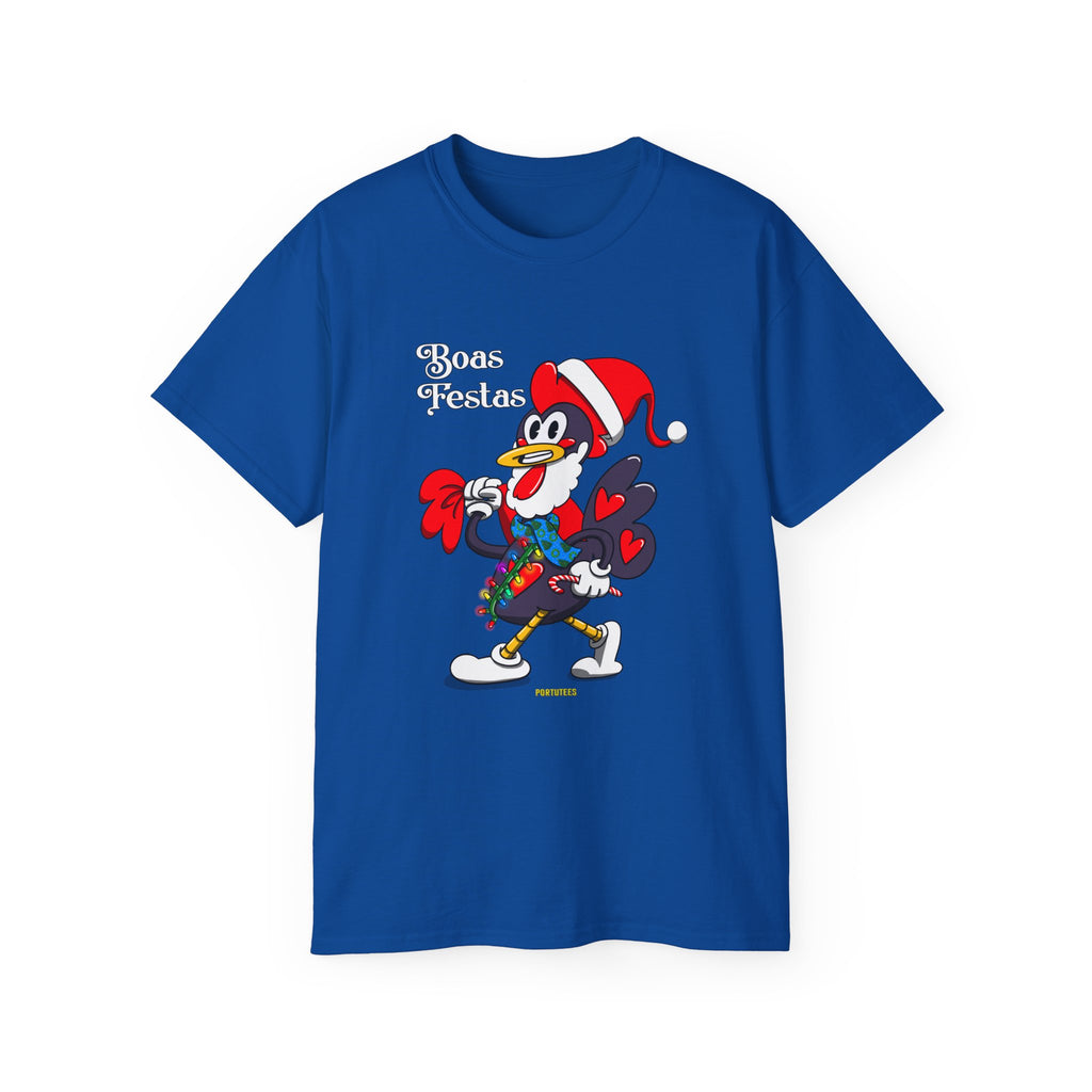 Barcelos Rooster Santa Suit Baos Festa T-Shirt