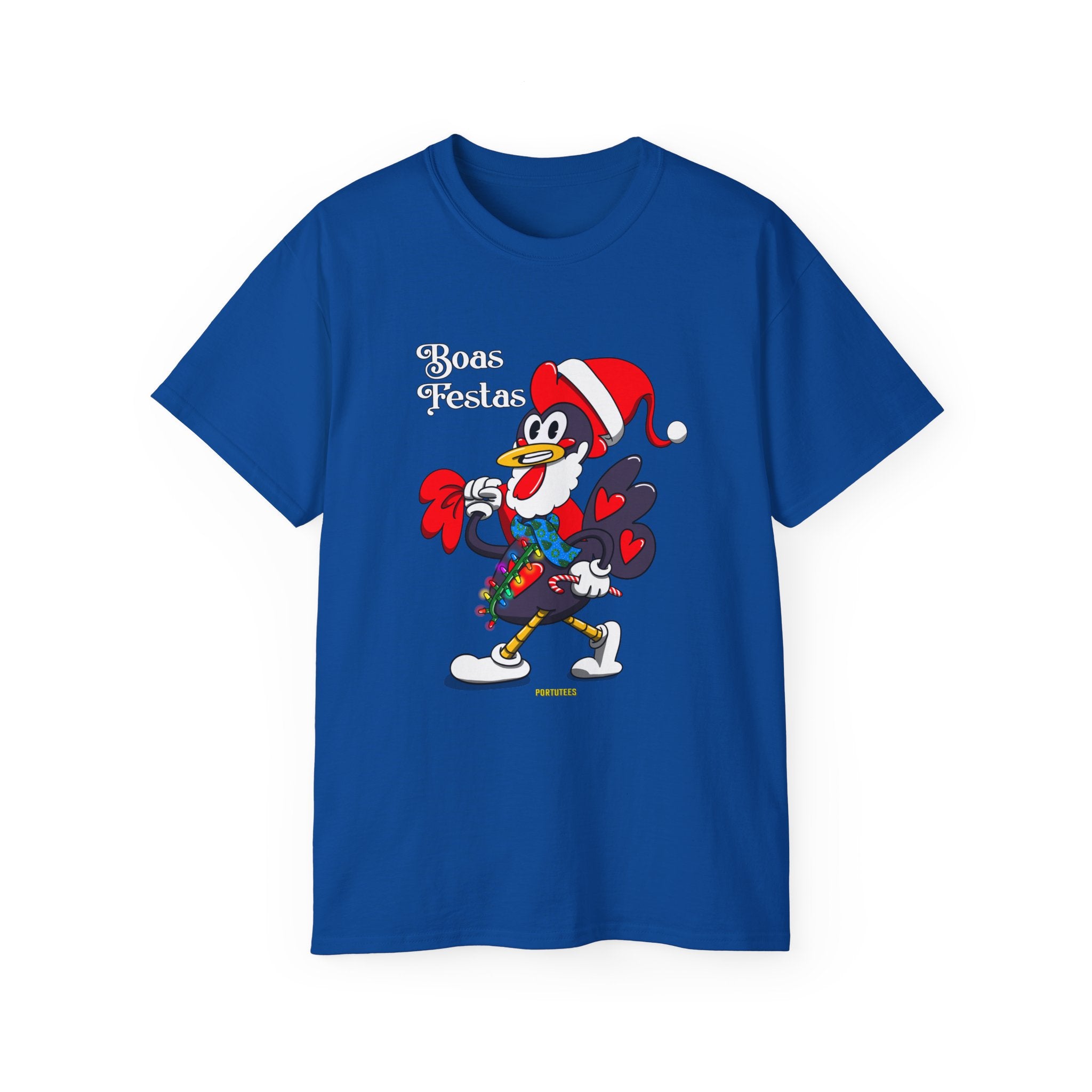 Barcelos Rooster Santa Suit Baos Festa T-Shirt