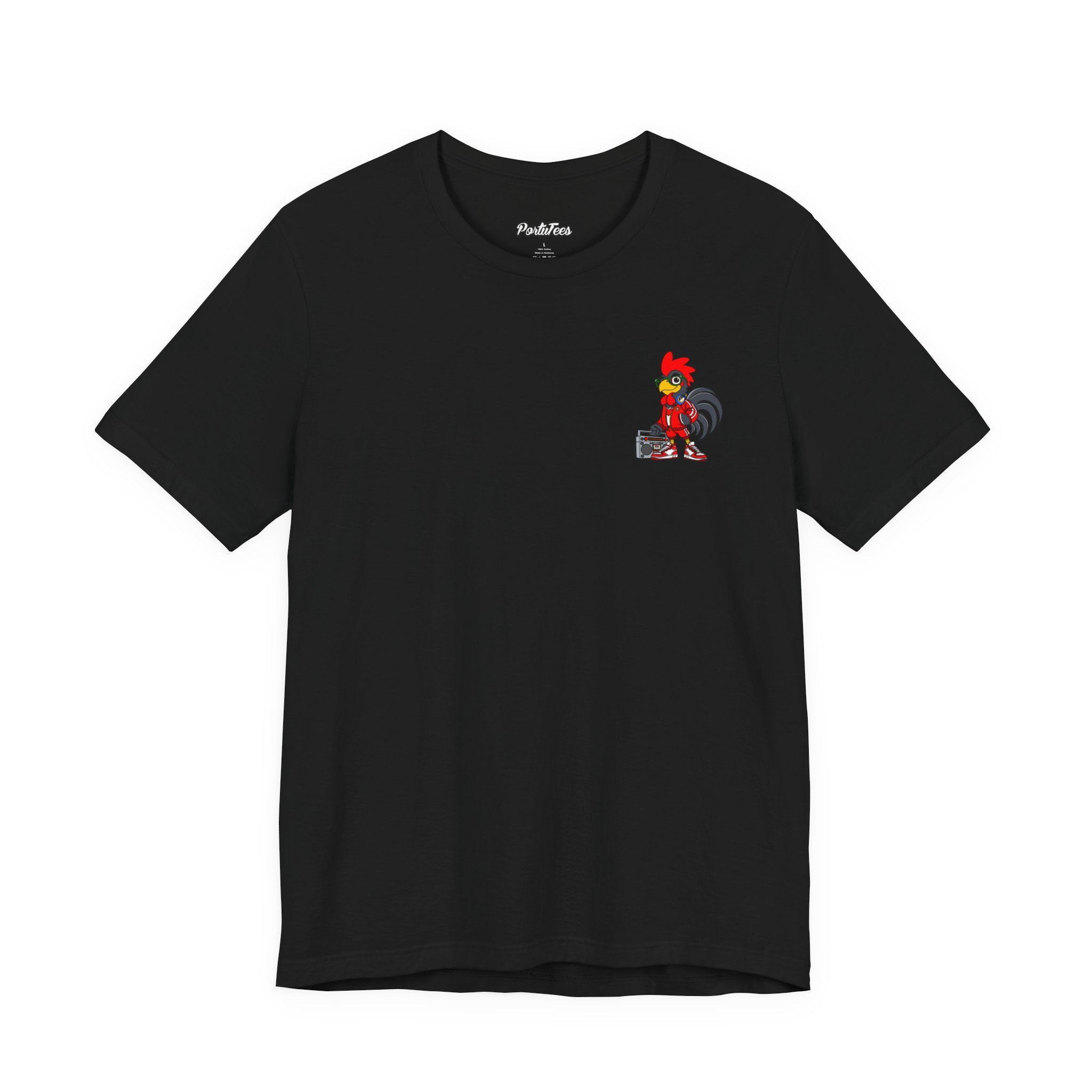 Hip-Hop Rooster Graphic Tee for Casual Style, Streetwear, Gift for Music Lovers, Summer Outfits, Unique Animal Shirt