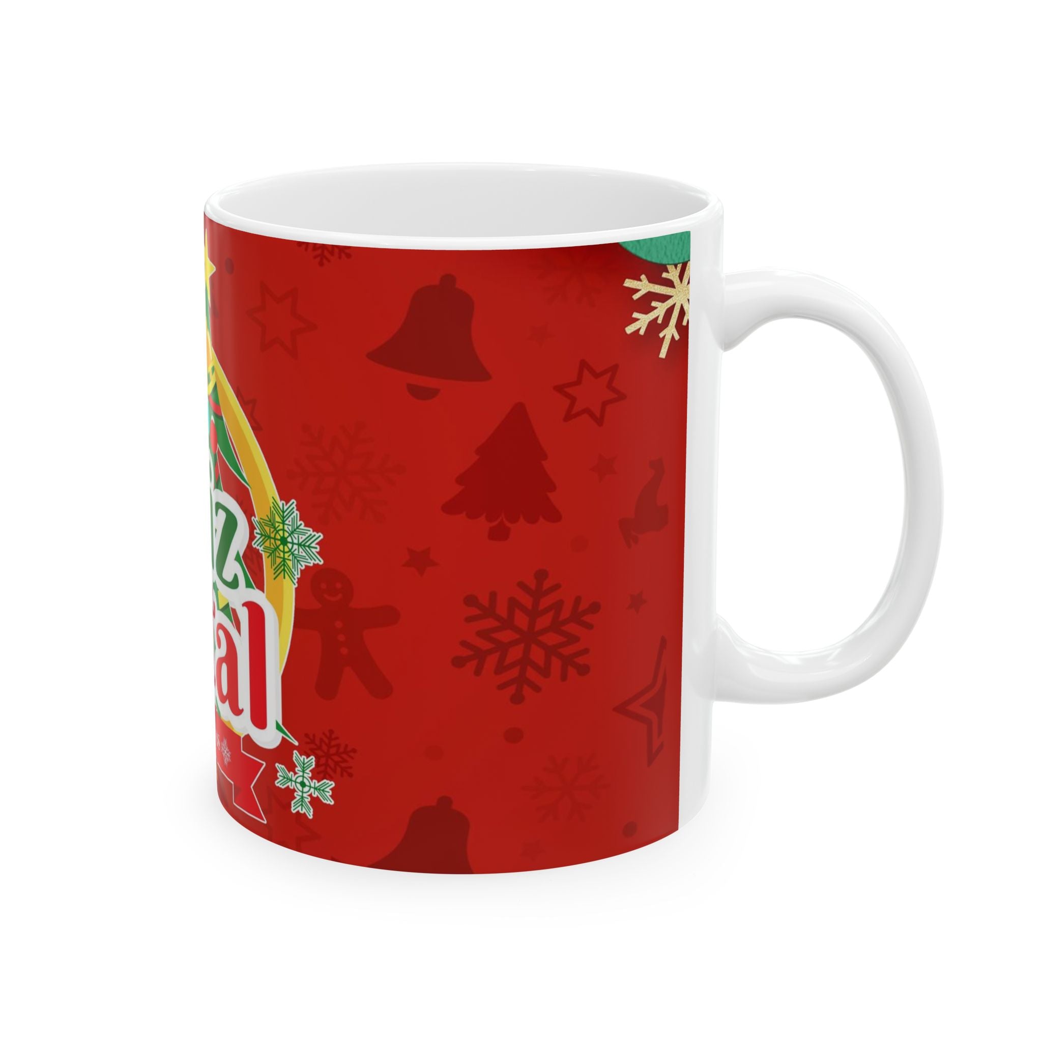 Festive Christmas Mug - Feliz Natal Design