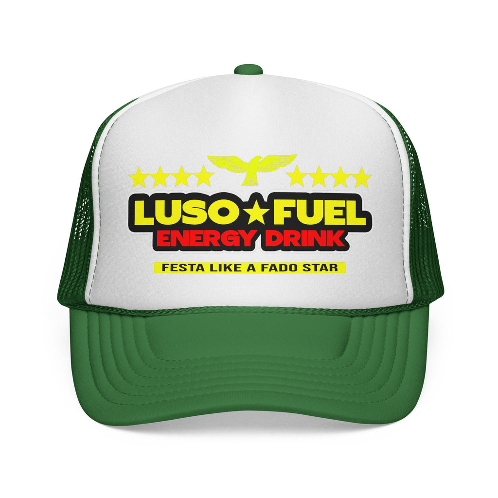 Luso Fuel Energy Party Trucker Cap, Unisex Hat, Festival Headwear, Outdoor Gear, Sports Accessories, Gift for Party Lovers