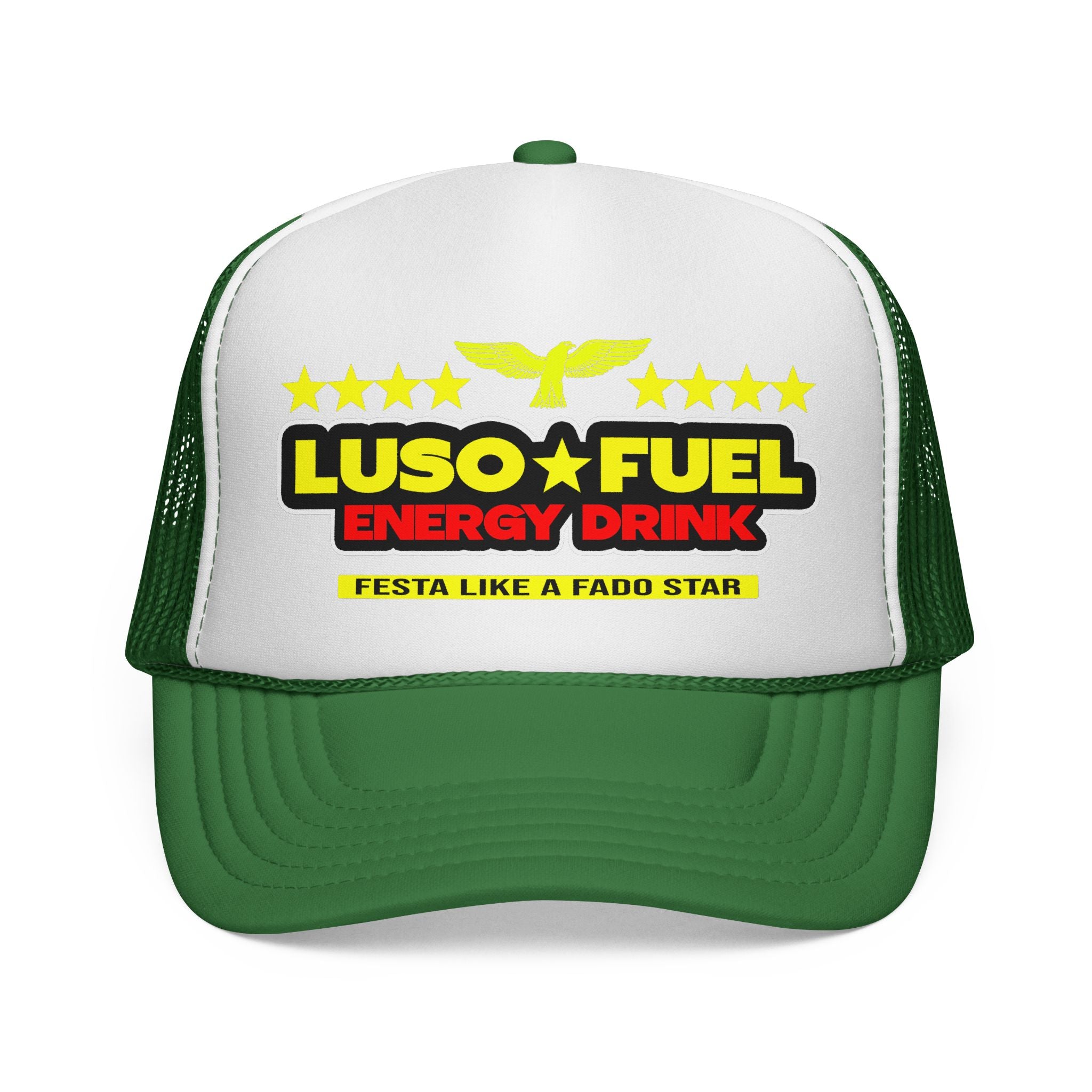 Luso Fuel Energy Party Trucker Cap, Unisex Hat, Festival Headwear, Outdoor Gear, Sports Accessories, Gift for Party Lovers