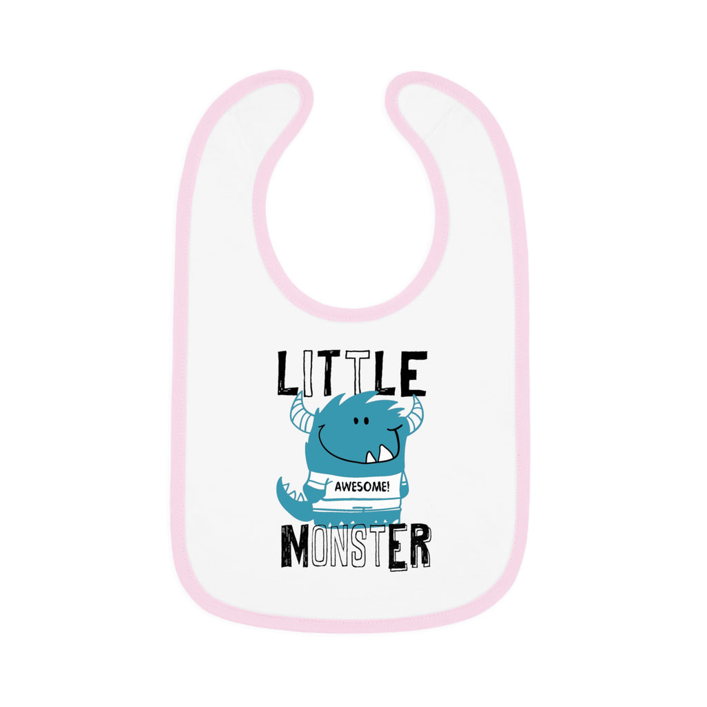 Cute "Little Monster" Baby Bib | Funny Baby Gift, Mealtime Must-Have, New Parent Essential, Baby Shower Present, Fun Kids Apparel