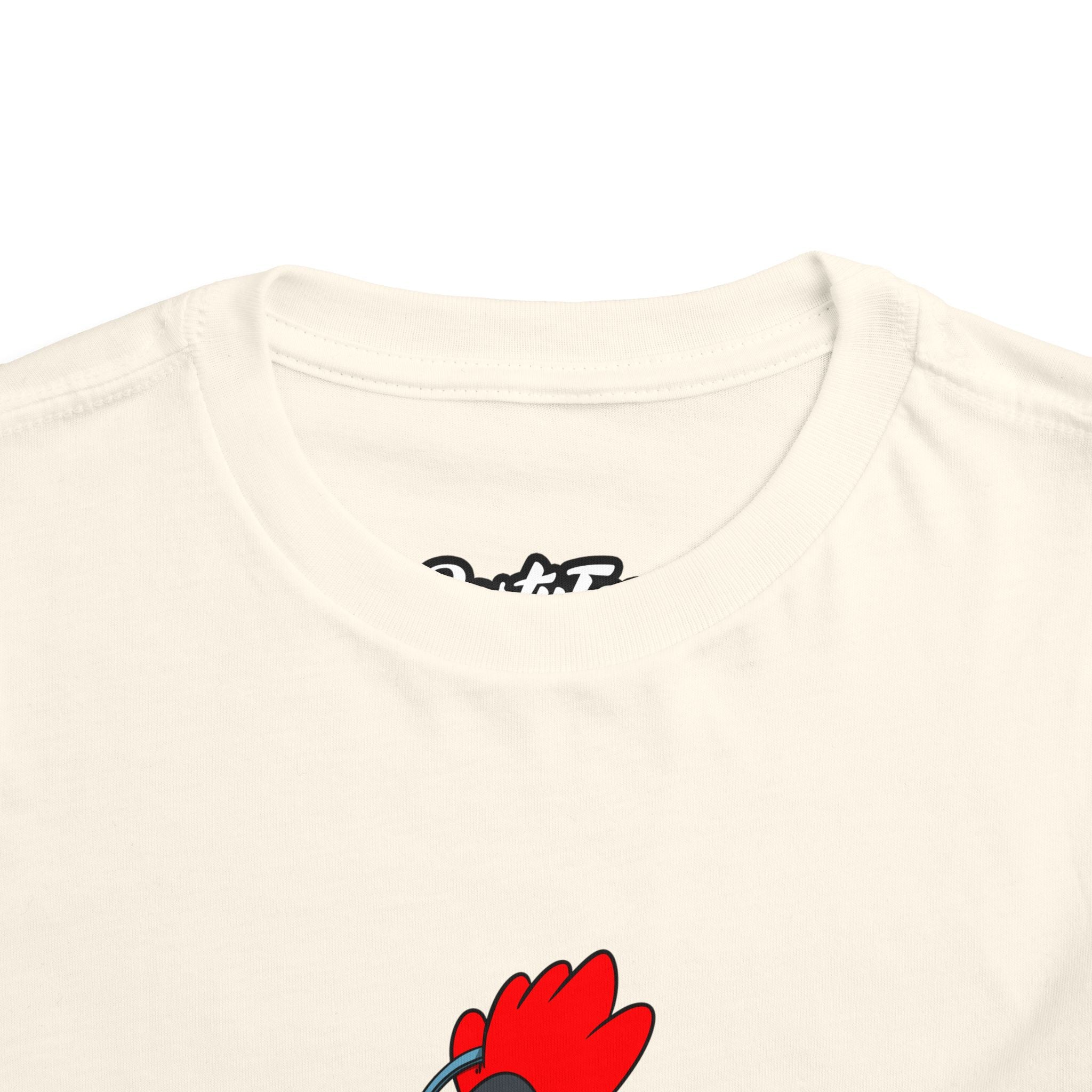 Hipster Rooster Toddler Tee - Fun Animal Design, Cute Kids' Shirt, Playful Gift for Birthdays, Summer Wear, Animal Lover's Apparel