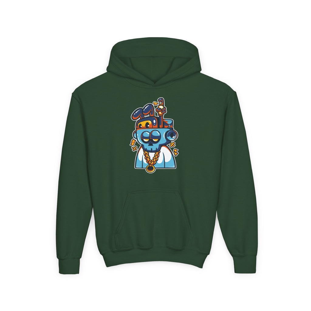 Cool Cartoon Character Hoodie, Youth Sweatshirt, Fun Gift for Kids, Graphic Hoodie for Teens, Casual Wear for Youngsters