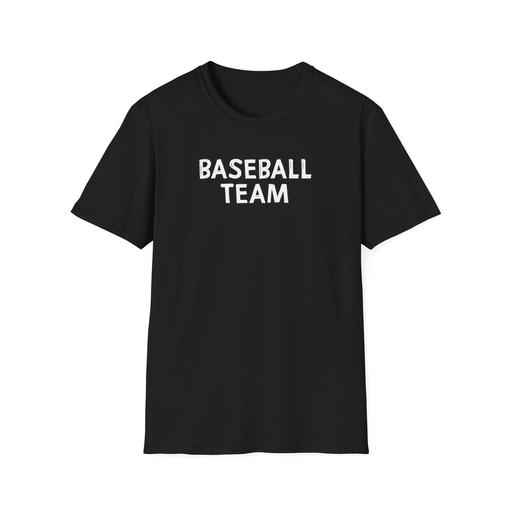 Baseball Team Unisex T-Shirt - Sporty, Casual Wear, Perfect for Team Spirit, Game Days, and Gifts, Summer Fun