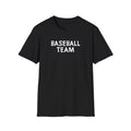 Baseball Team Unisex T-Shirt - Sporty, Casual Wear, Perfect for Team Spirit, Game Days, and Gifts, Summer Fun