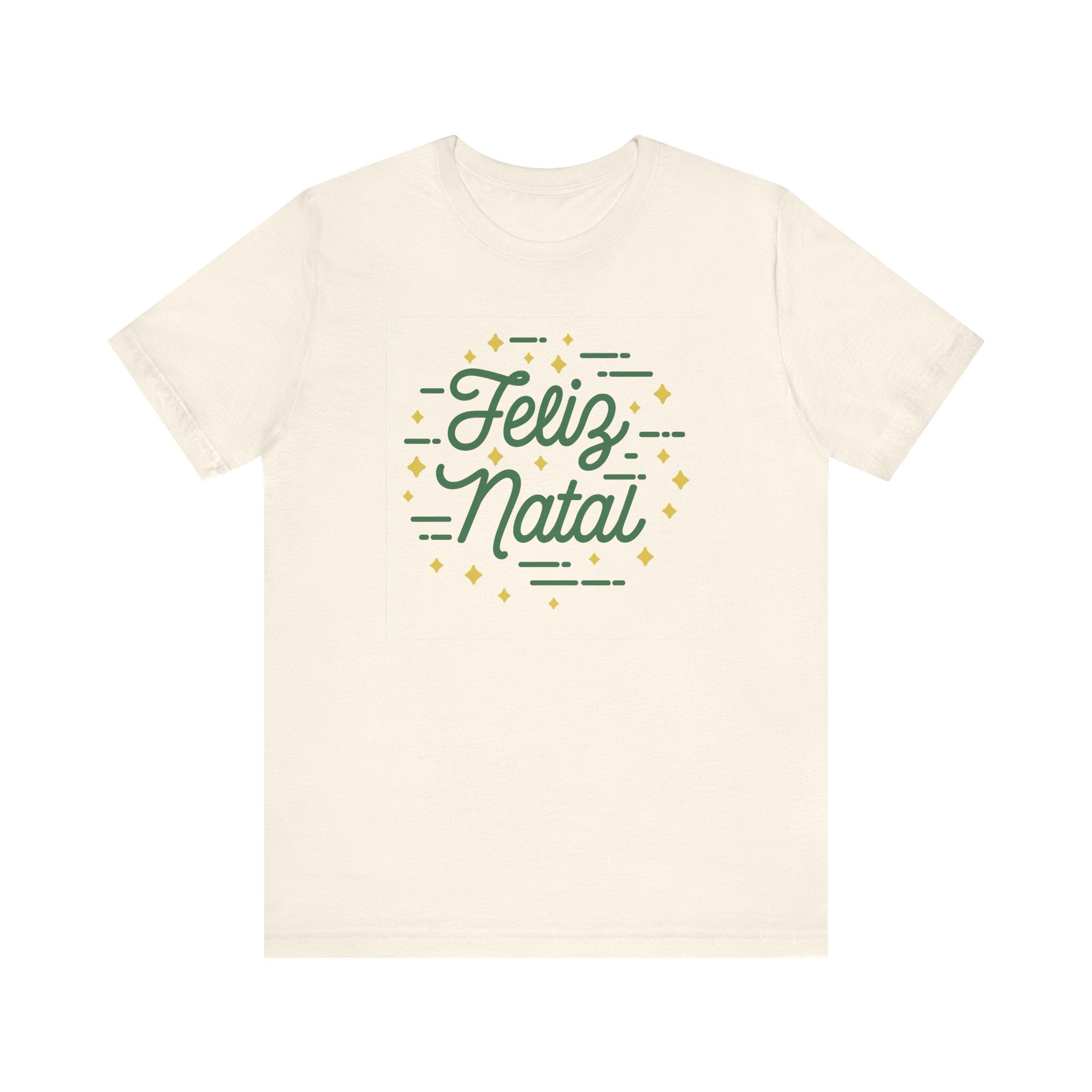 Feliz Natal Unisex Jersey Tee - Festive Holiday Style