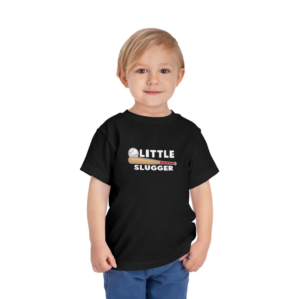 Little Slugger Toddler Tee, Cute Kids Baseball Shirt, Gifts for Sports Lovers, Toddler Playdate Outfit, Birthday Gift