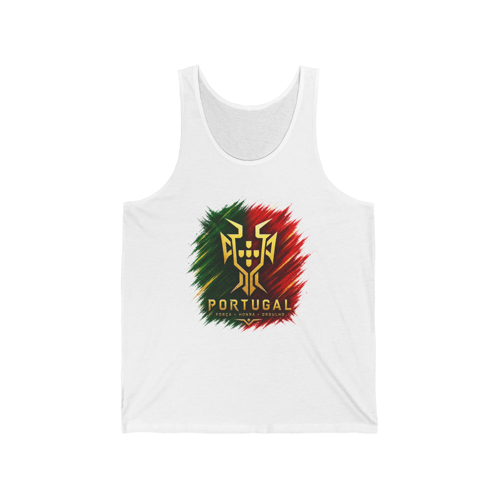 Portugal Flag Crest Tank Top — Portuguese Pride Soccer Fan Jersey