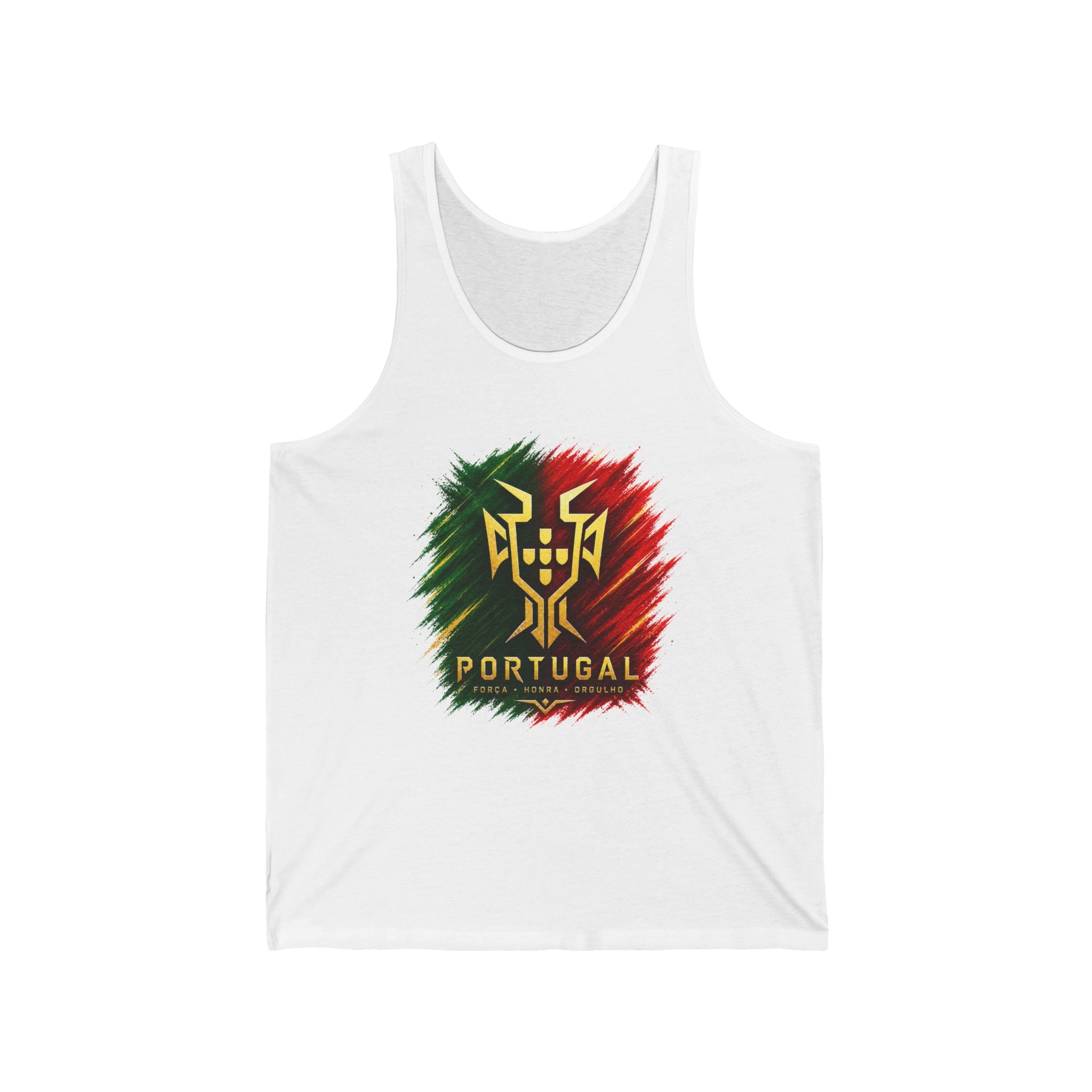 Portugal Flag Crest Tank Top — Portuguese Pride Soccer Fan Jersey