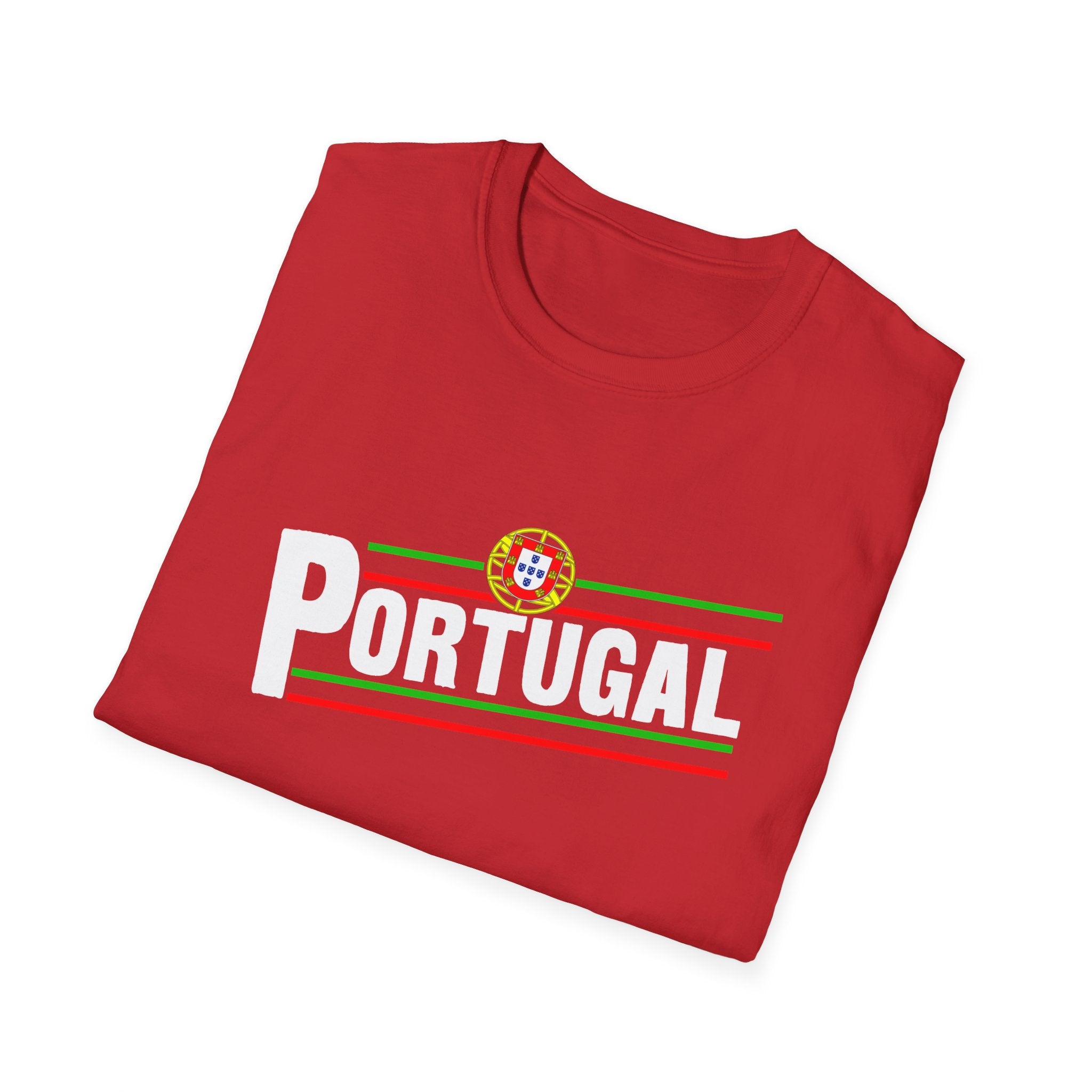 Portugal Graphic T-Shirt — Retro Flag Crest Tee