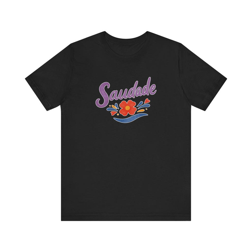Saudade Floral Tee – Portuguese Nostalgia T‑Shirt
