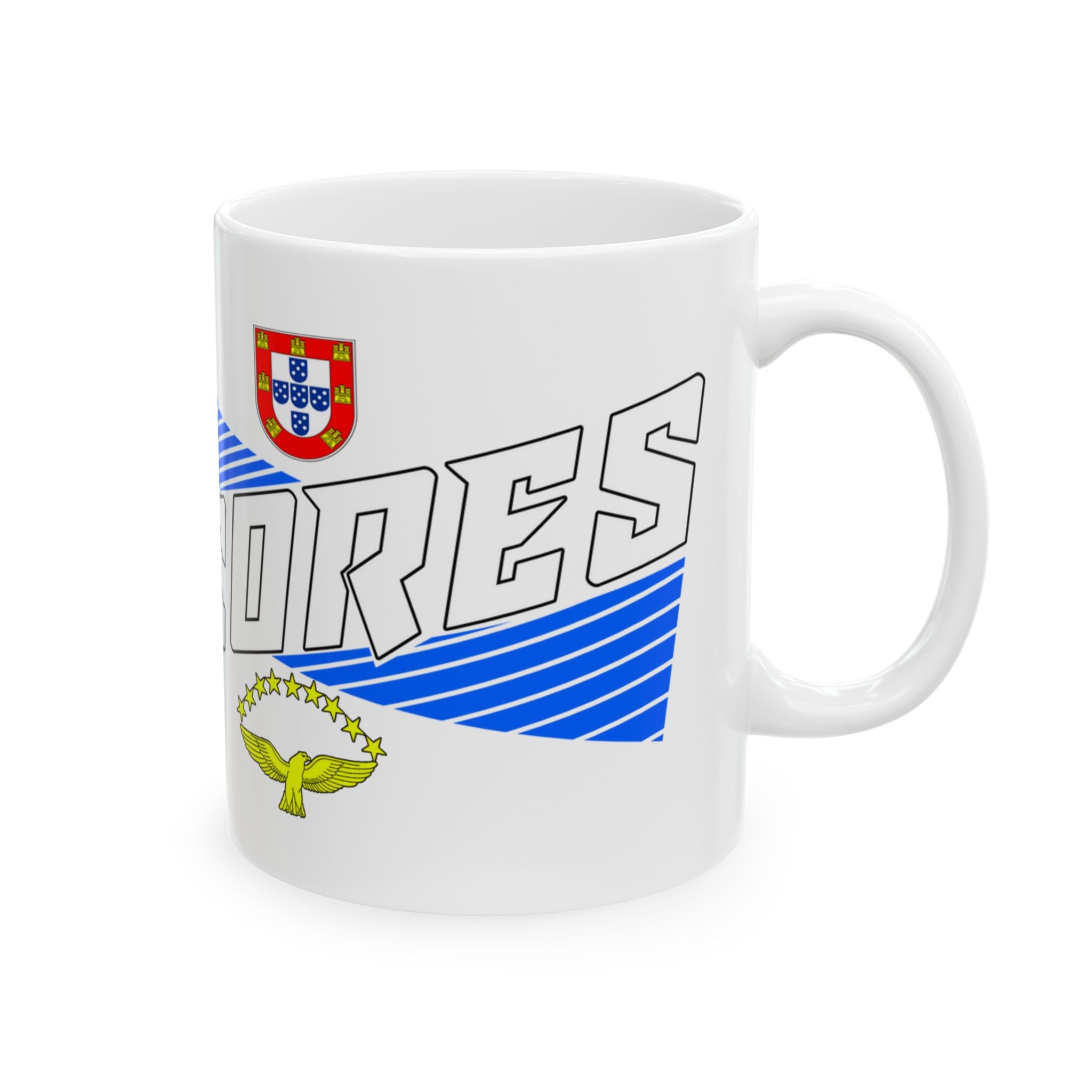 Açores Ceramic Mug - 11oz, Perfect for Coffee Lovers and Souvenir Collectors