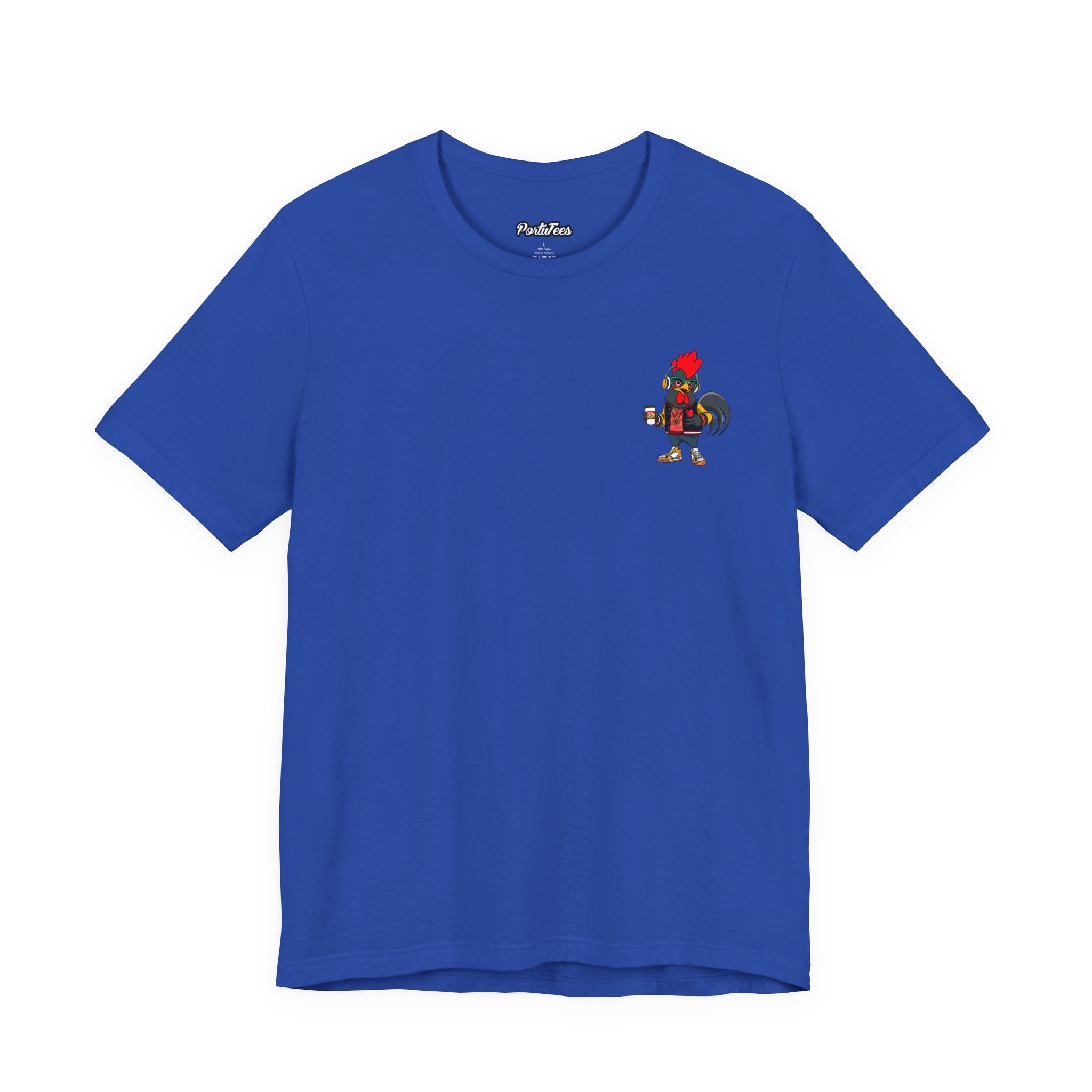 Hipster Rooster Graphic Tee, Fun Unisex Short Sleeve T-Shirt, Quirky Gift, Animal Lover Apparel, Casual Everyday Wear, Gift for Him/Her