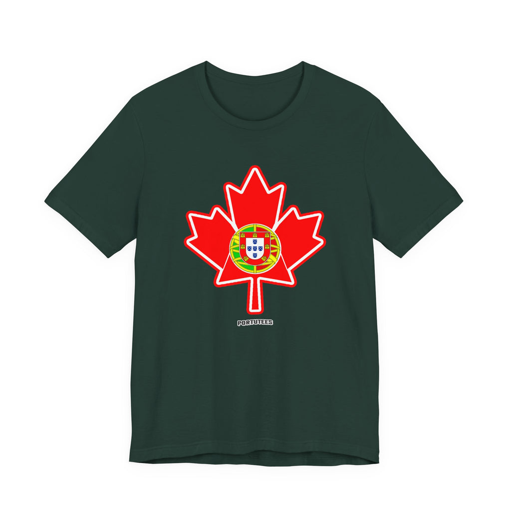 Portuguese Canadian Maple Leaf T-Shirt — Portuguese Canada Pride Tee