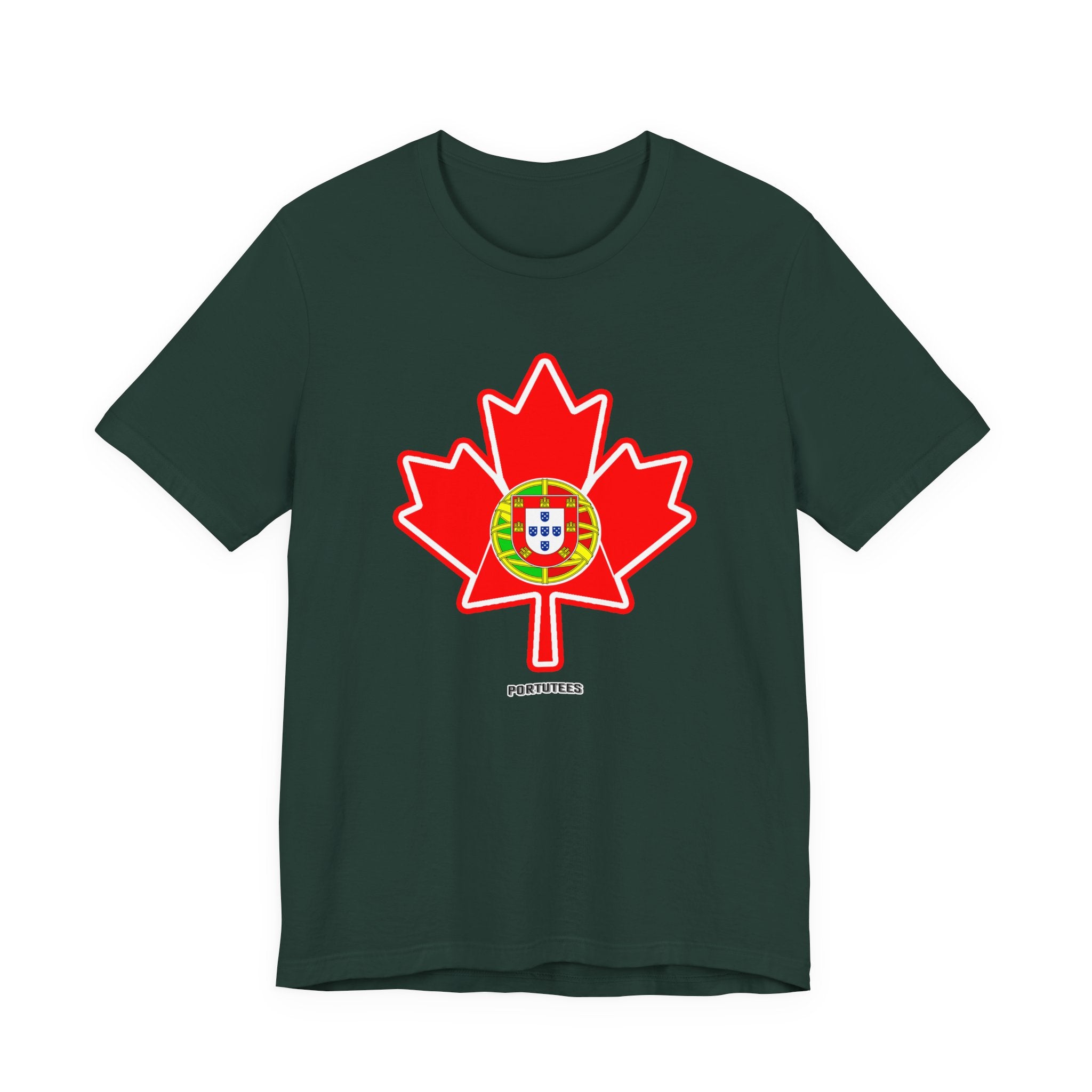 Portuguese Canadian Maple Leaf T-Shirt — Portuguese Canada Pride Tee