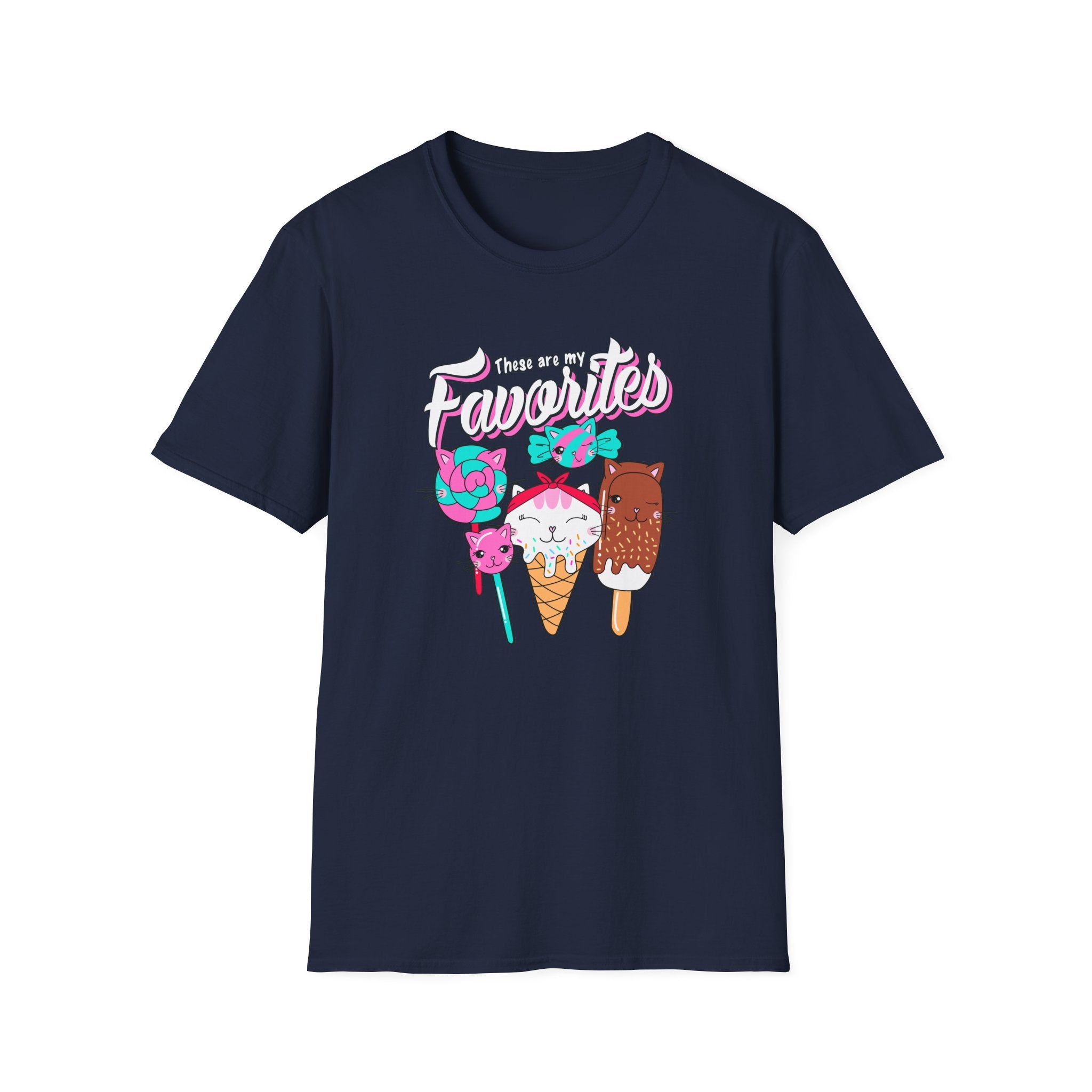 Ice Cream Lover Unisex T-Shirt, Cute Summer Tee, Softstyle Dessert Shirt, Fun Ice Cream Favorite Shirt, Ice Cream Gift for Him or Her