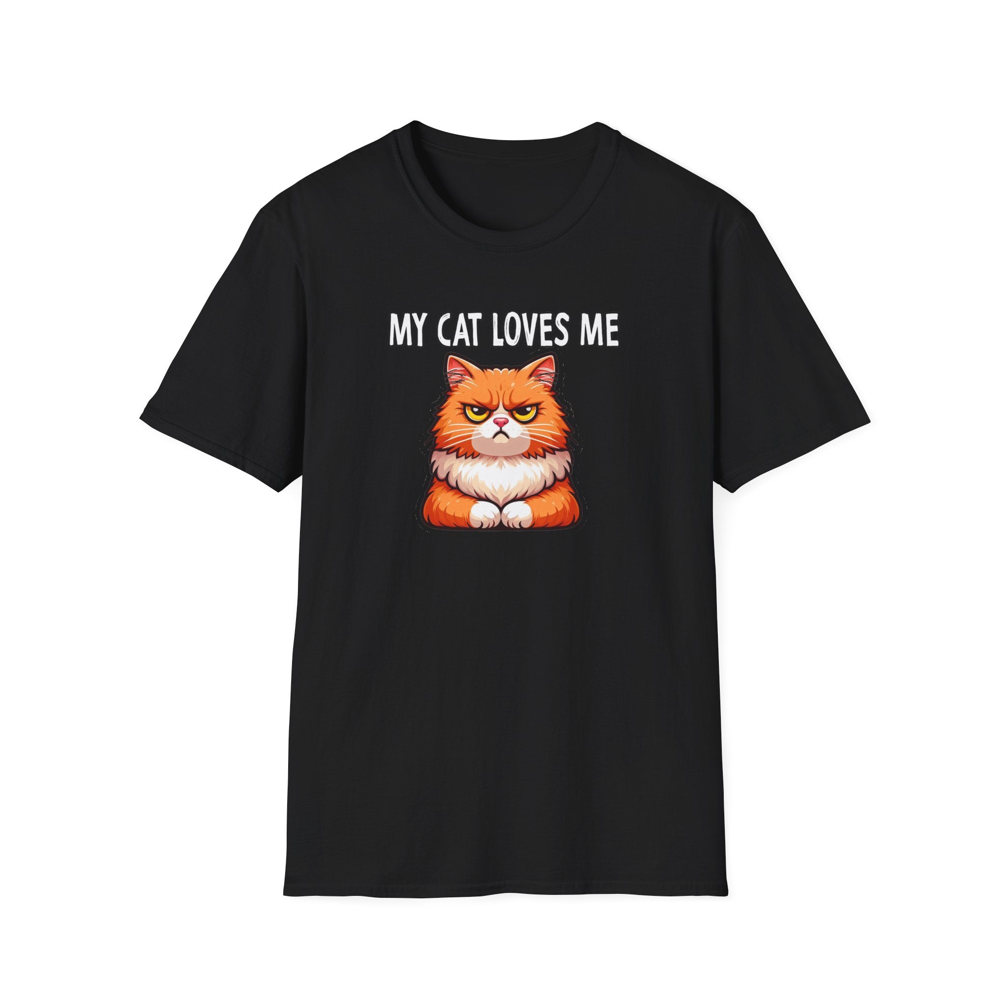 My Cat Loves Me T-Shirt, Cute Cat Lover Gift, Pet Owner Tee, Funny Animal Shirt, Comfortable Unisex Casual Wear