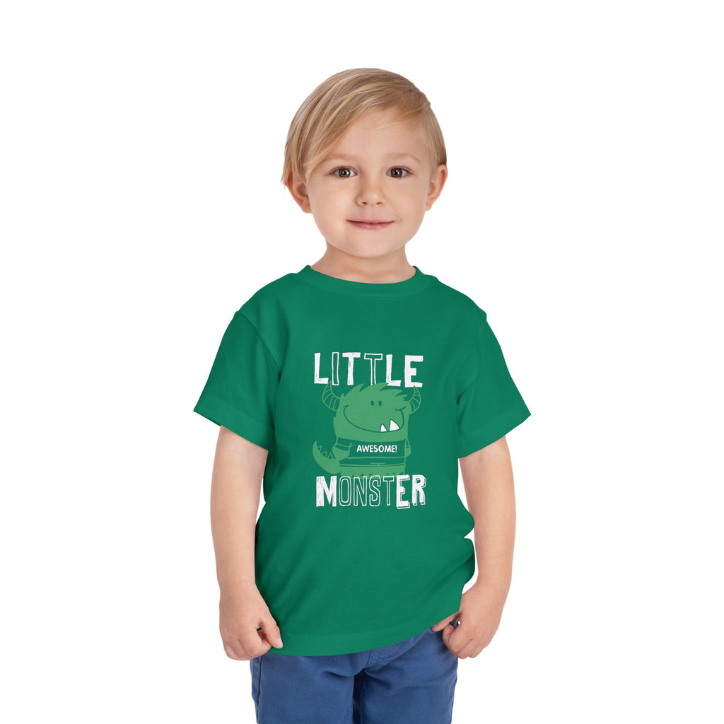 Little Monster Toddler Tee Fun & Playful T-Shirt for Kids, Birthday Gift, Halloween Costume, Everyday Wear, Unique Baby Shower Gift