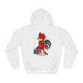 Hip-Hop Portuguese Rooster Hoodie - Urban Style Sweatshirt, Trendy College Apparel, Unisex Outerwear, Chicken Lover Gift, Cool Rooster