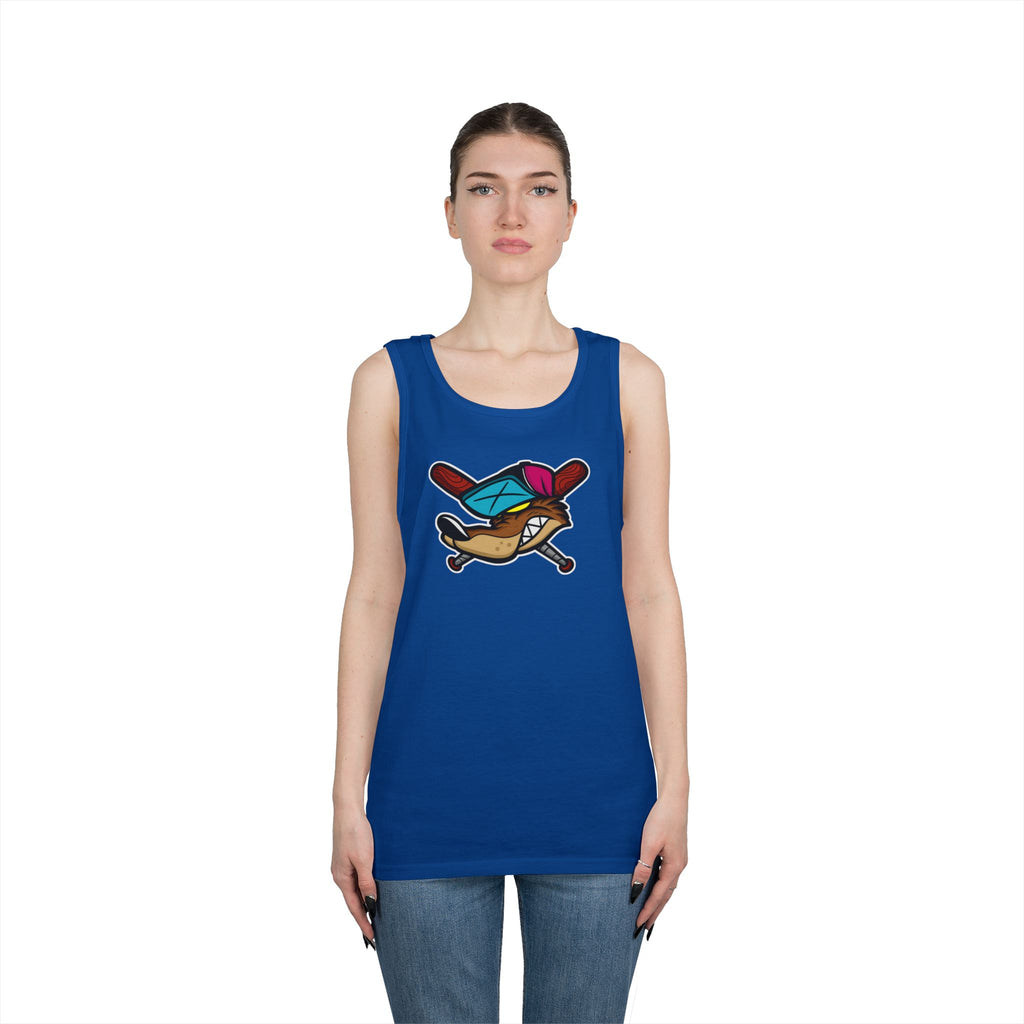 Playful Cartoon Graphic Tank Top, Fun Summer Apparel for Sport Lovers, Gift for Gamers, Casual Wear, Ideal for Birthdays, Beach Days