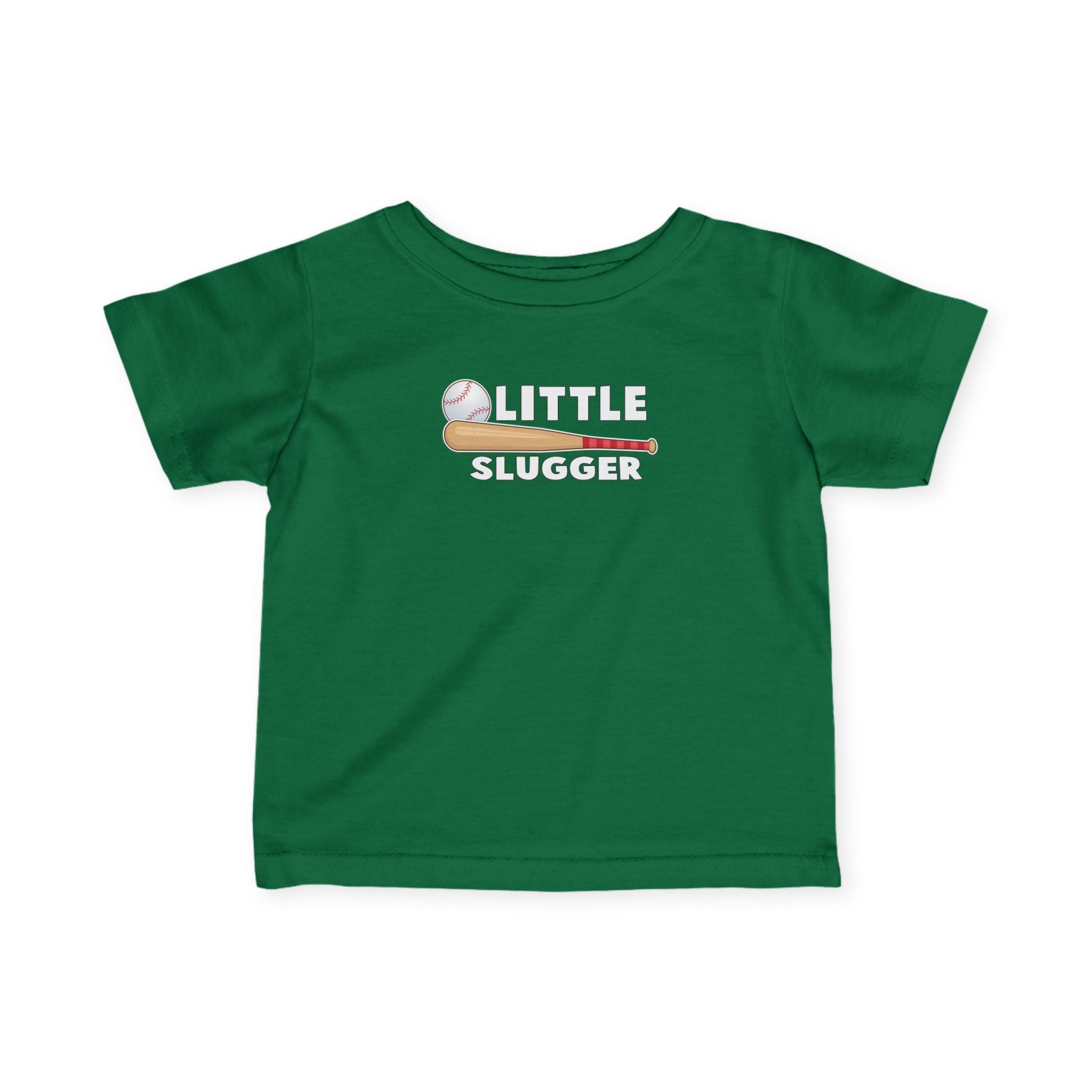 Little Slugger Infant Tee, Baby Baseball T-Shirt, Gift for New Parents, Toddler Sports Wear, Cute Kids Clothing, Birthday Outfit, Summer Top