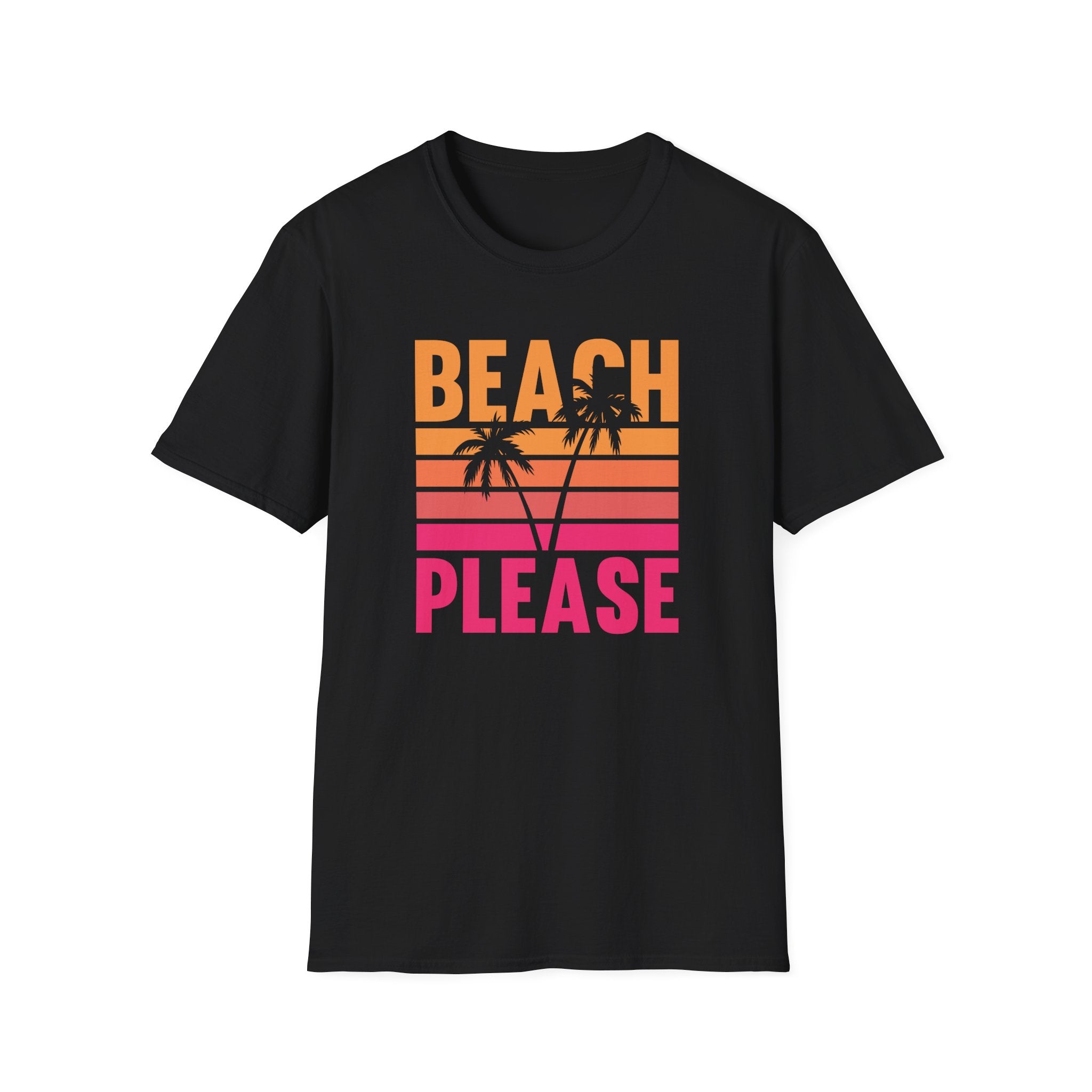 Beach Please Unisex T-Shirt, Summer Vibe Tee, Vacation Shirt, Beachwear, Gift for Travelers