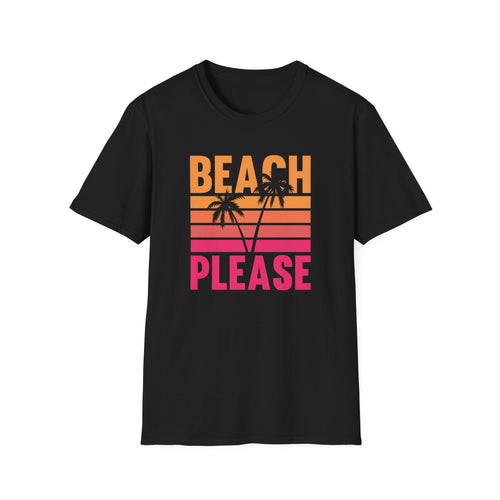 Beach Please Unisex T-Shirt, Summer Vibe Tee, Vacation Shirt, Beachwear, Gift for Travelers