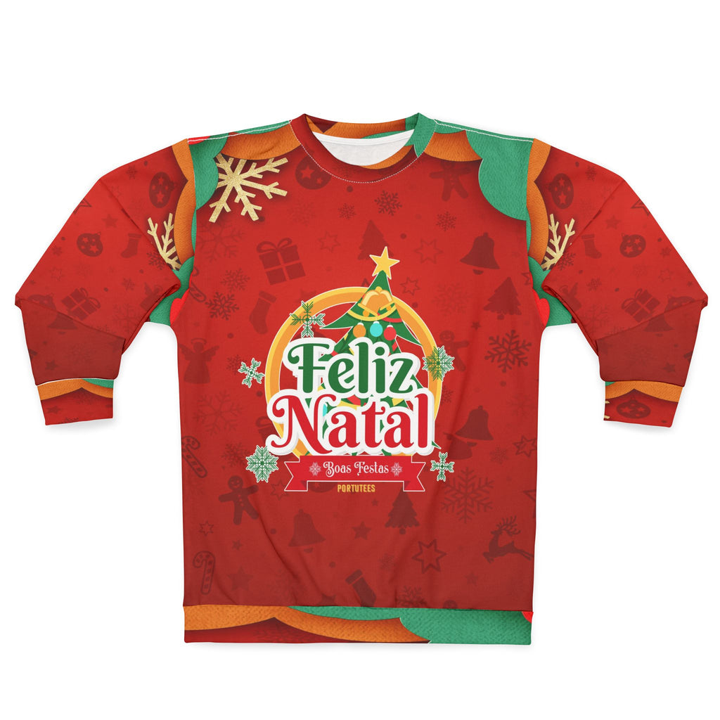 Feliz Natal Festive Christmas Sweatshirt - Feliz Natal Design